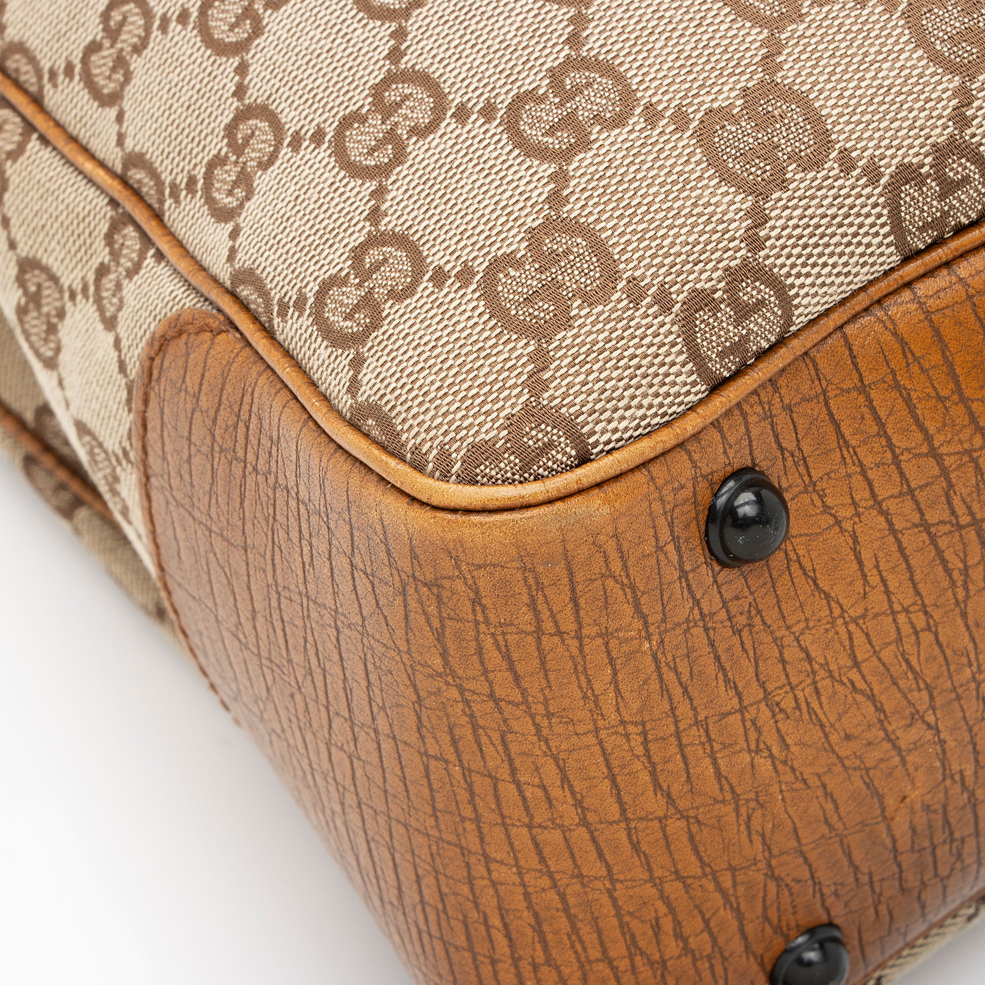Gucci GG Canvas Bamboo Tote (SHF-a2g5Be)