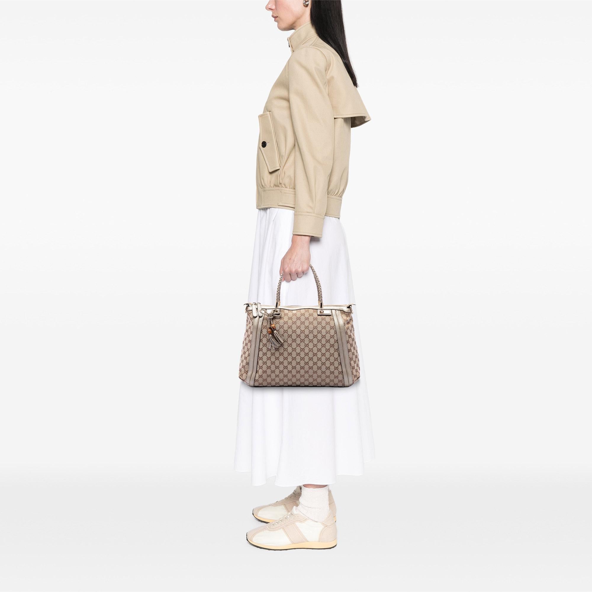 Gucci GG Canvas Bella Convertible Tote