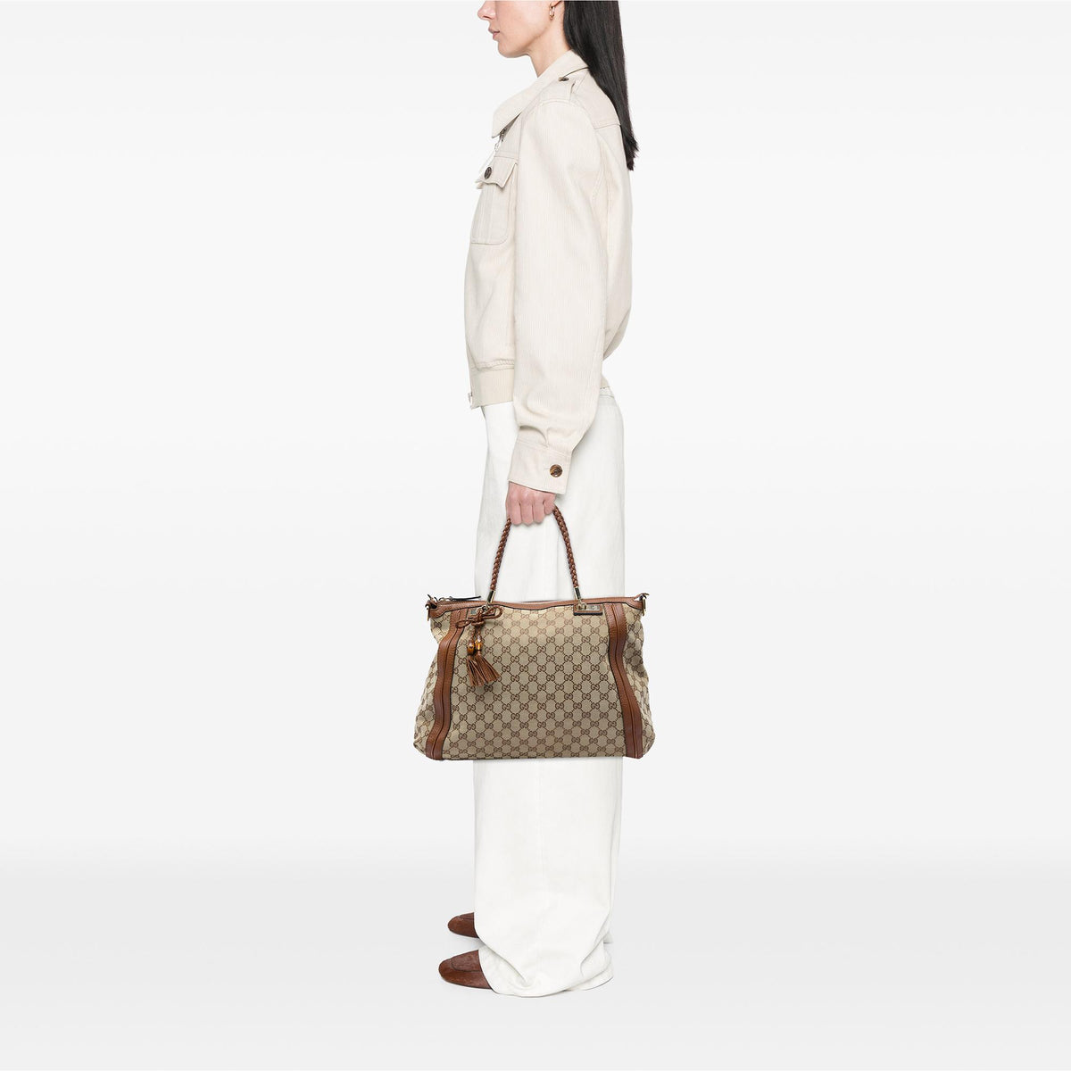 Gucci GG Canvas Bella Convertible Tote