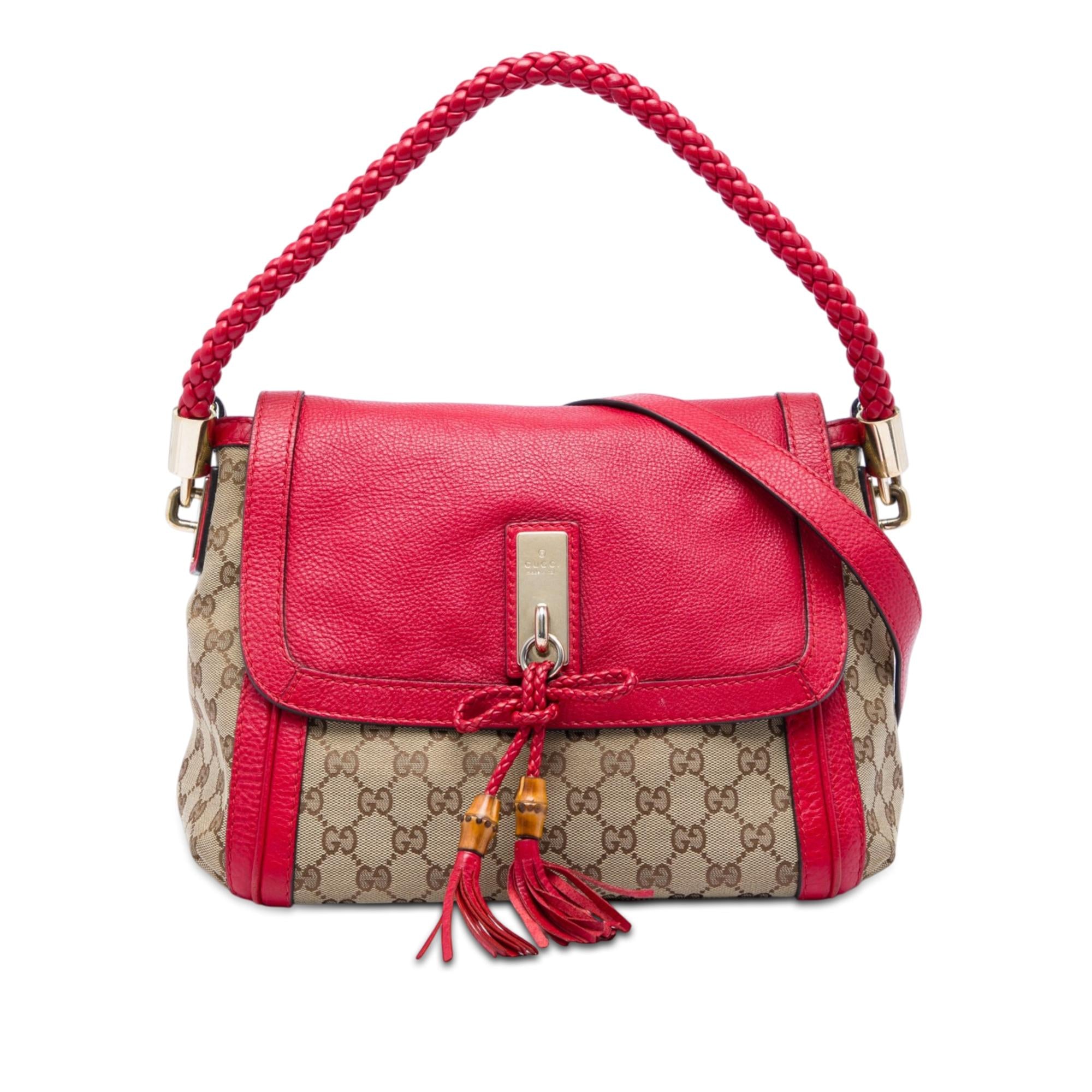 Gucci GG Canvas Bella Flap Satchel