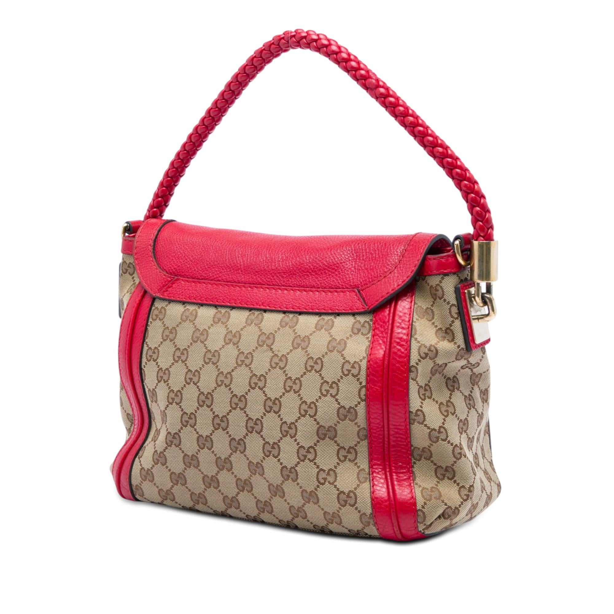 Gucci GG Canvas Bella Flap Satchel