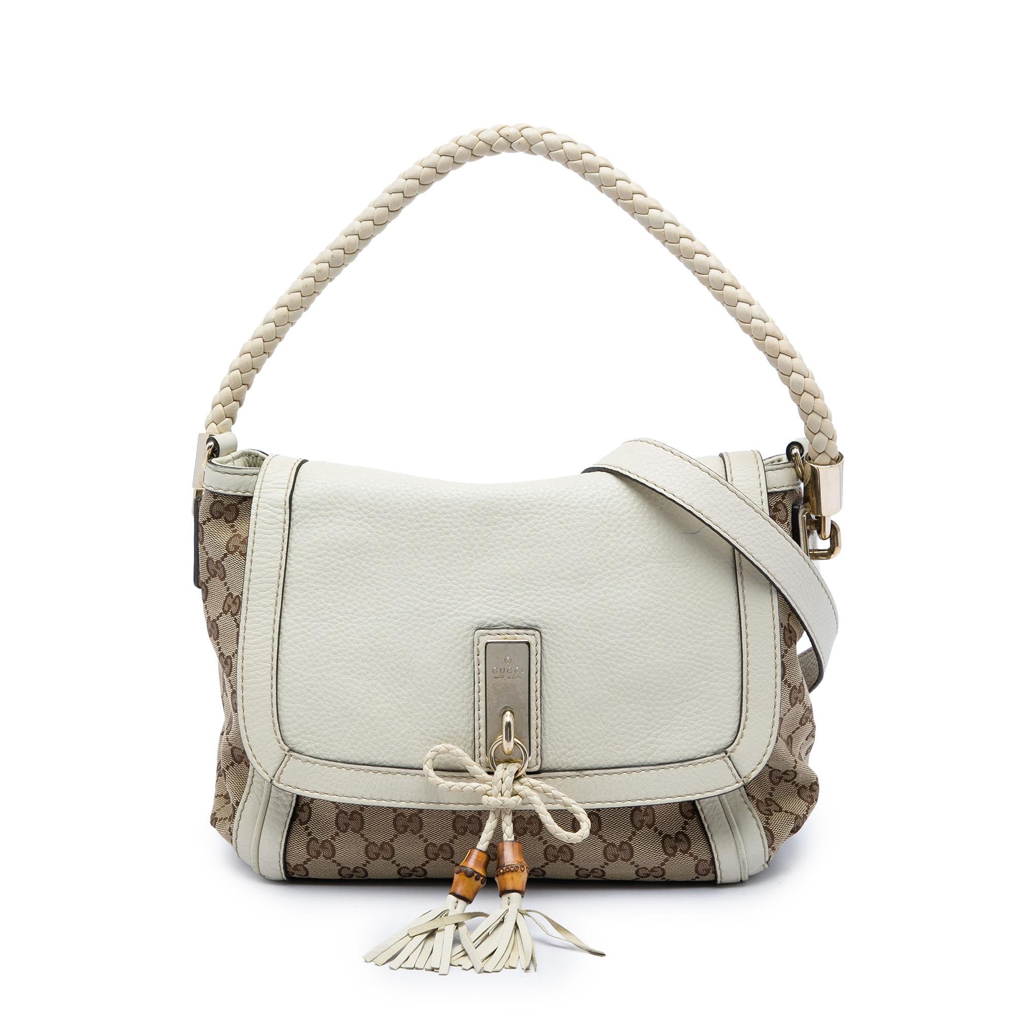 Gucci GG Canvas Bella Flap Satchel