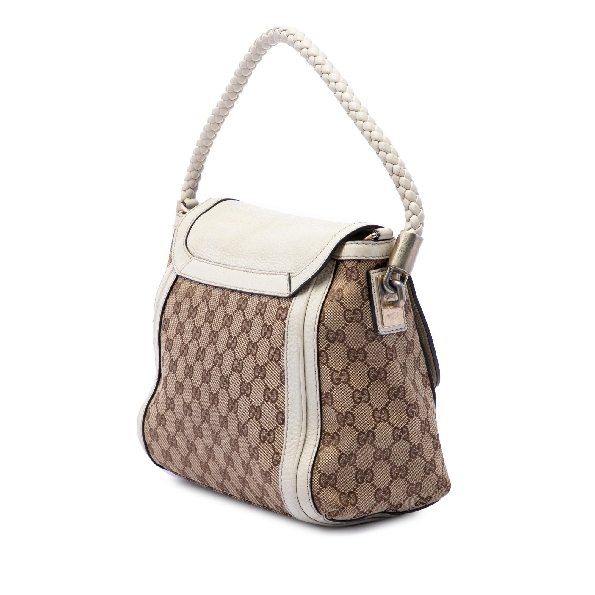 Gucci GG Canvas Bella Flap Satchel