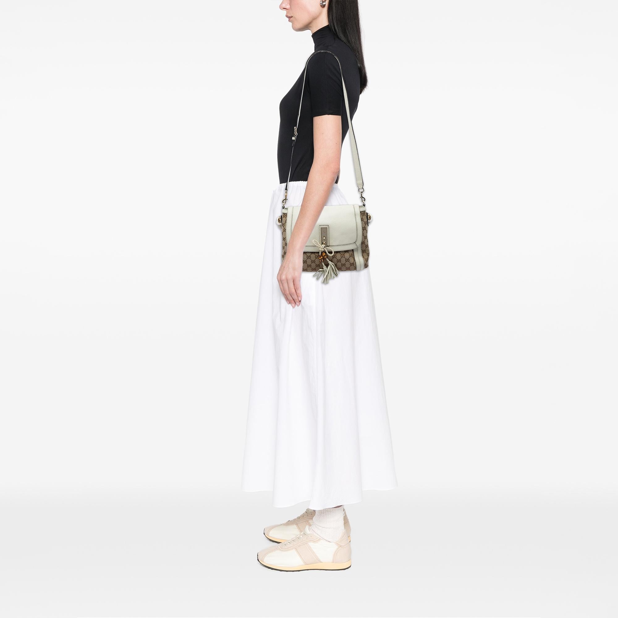 Gucci GG Canvas Bella Flap Satchel