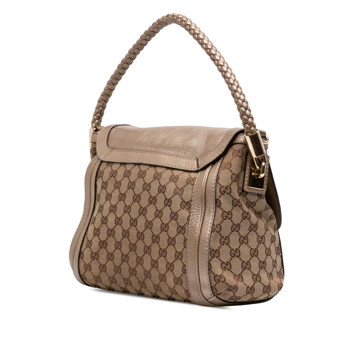 Gucci GG Canvas Bella Flap Satchel