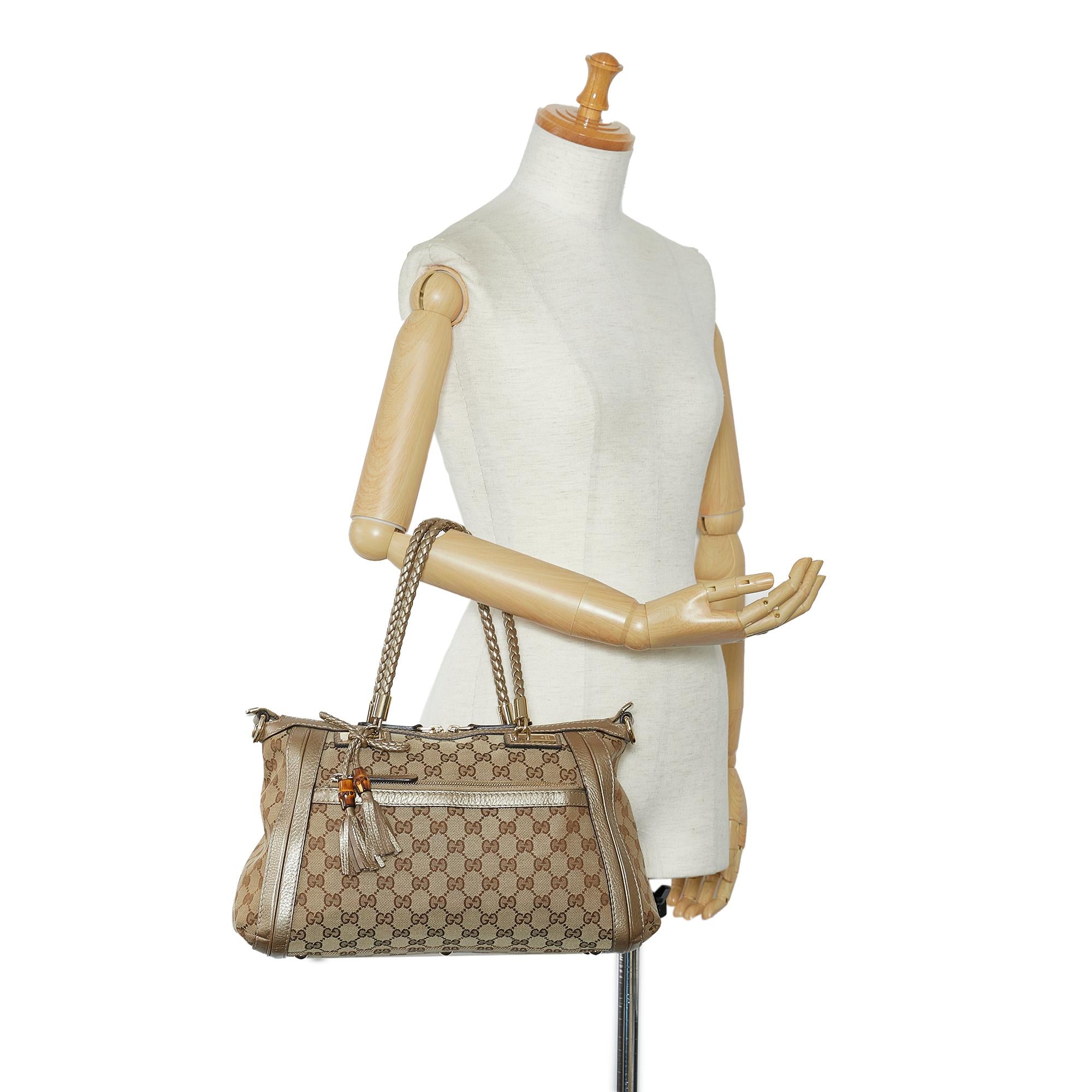 Gucci GG Canvas Bella Satchel (SHG-0RCPKB)