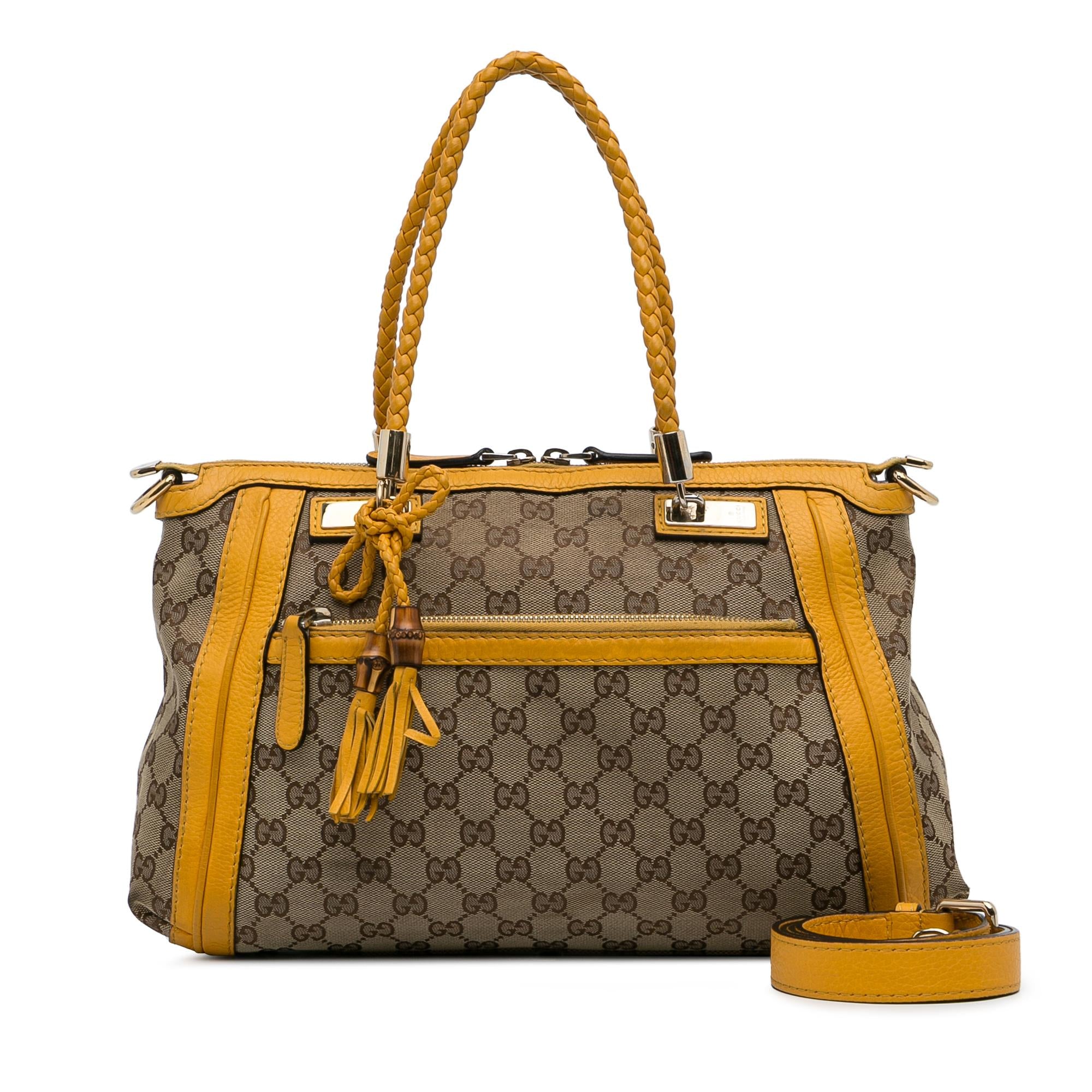 Gucci GG Canvas Bella Satchel (SHG-MKV4Ek)