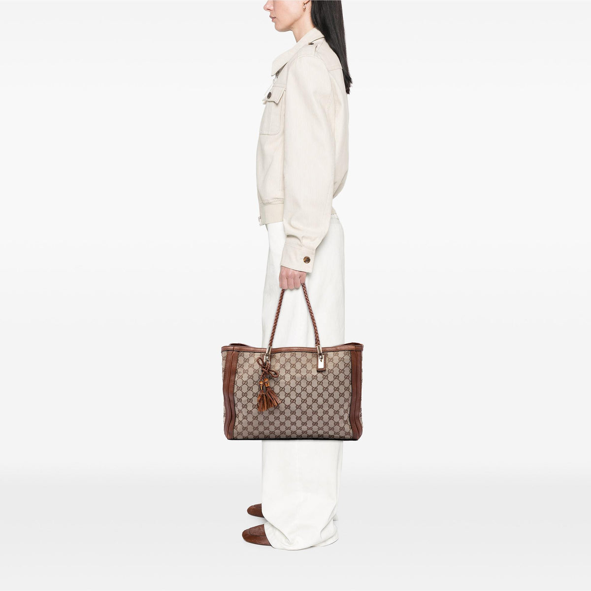 Gucci GG Canvas Bella Tote