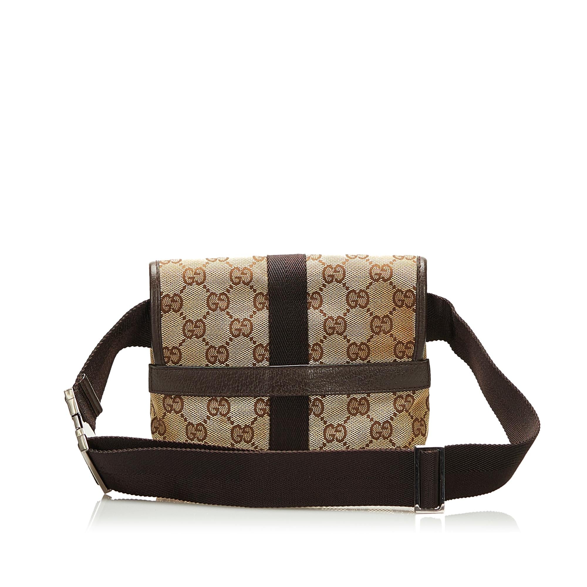 Gucci GG Canvas Belt Bag (SHG-IG0osS)
