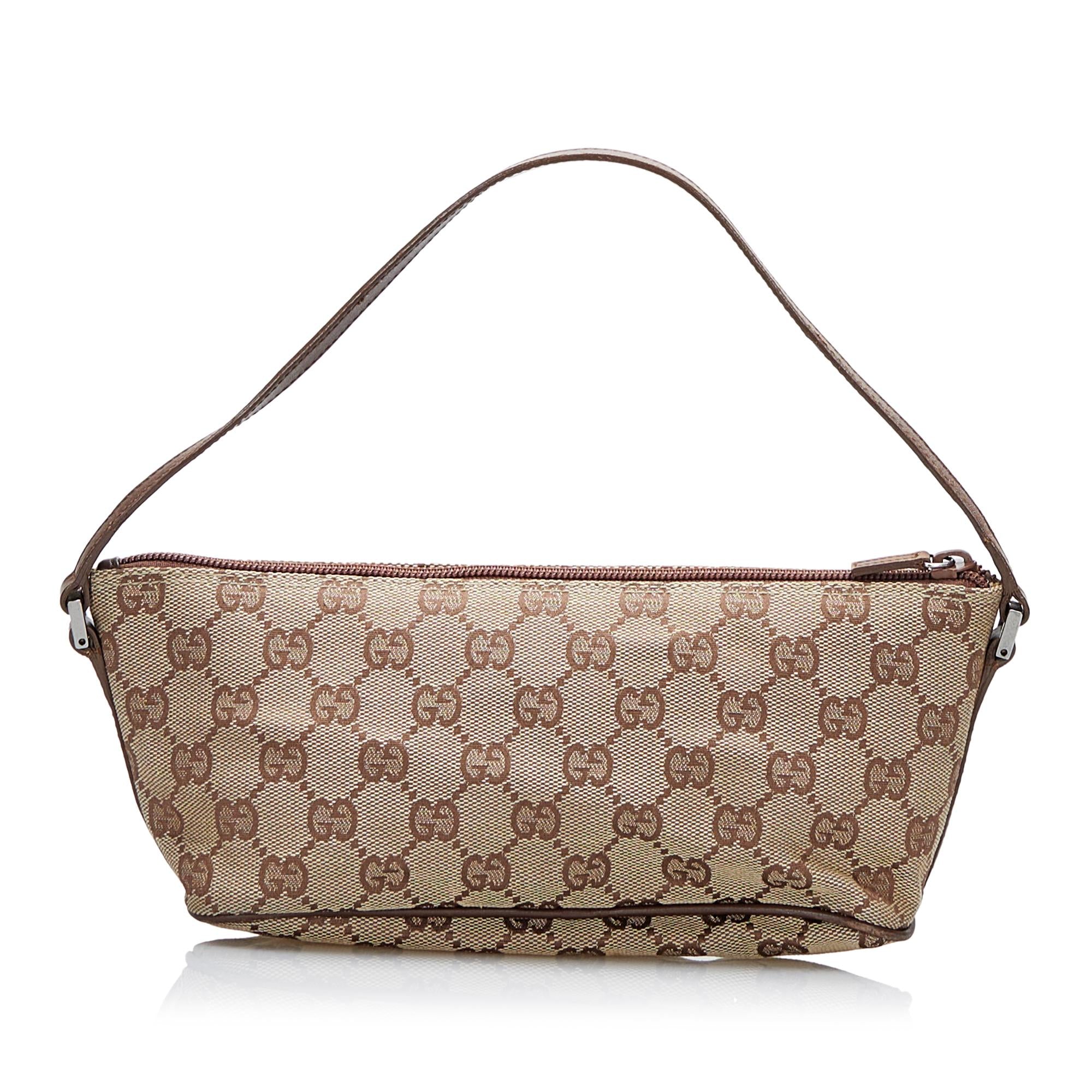 Gucci GG Canvas Boat (SHG-yY77f6)