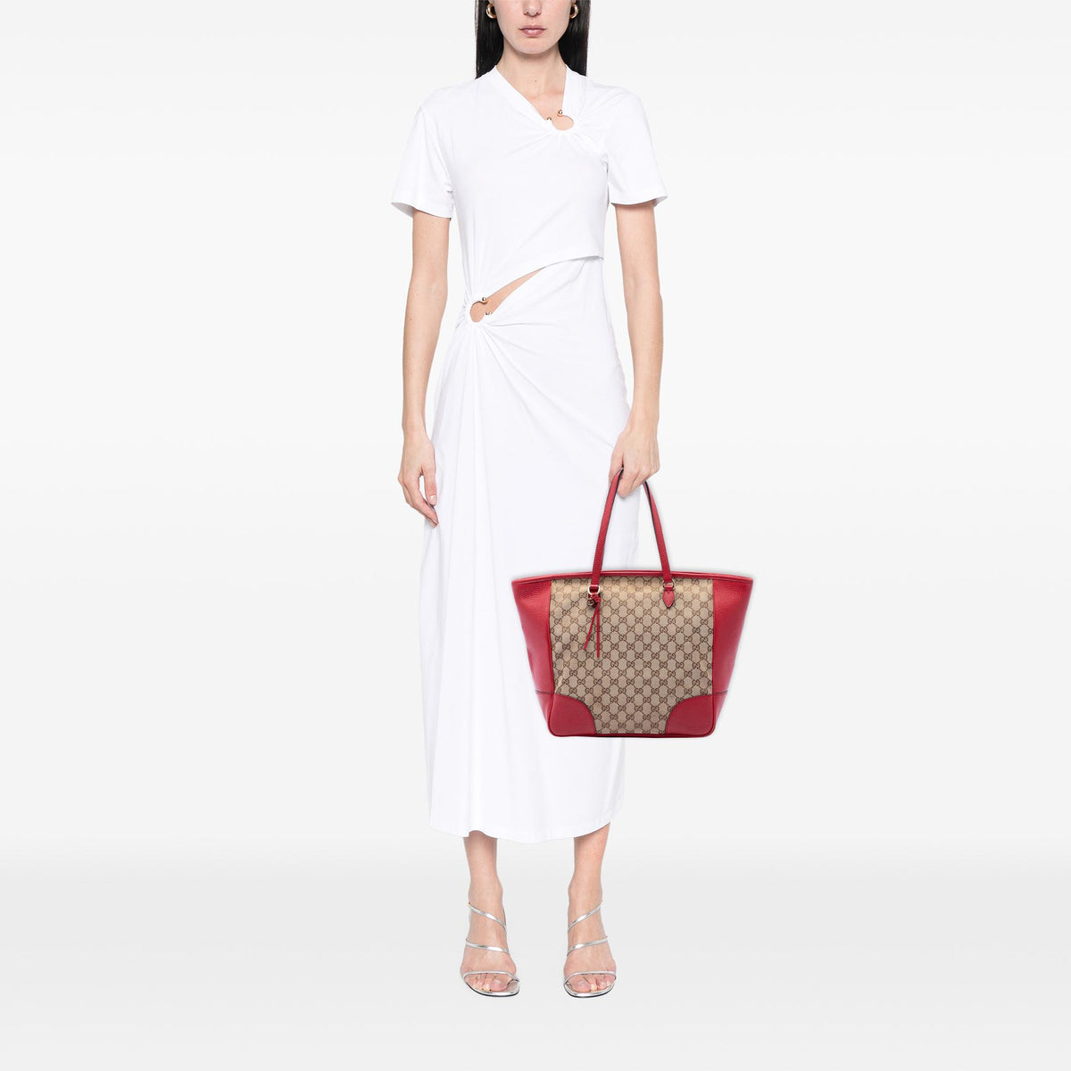 Gucci GG Canvas Bree Zippered Tote