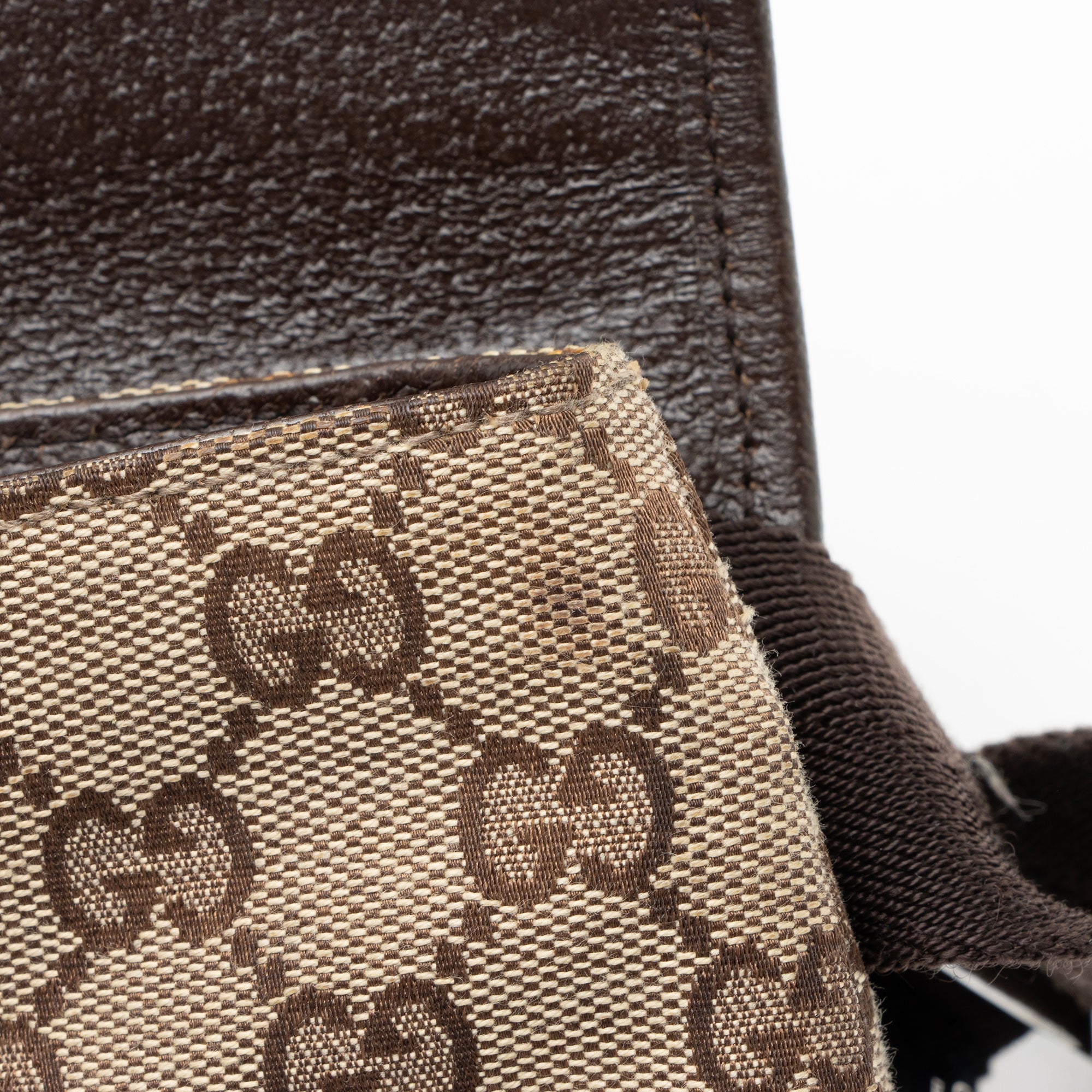 Gucci GG Canvas Buckle Belt Bag
