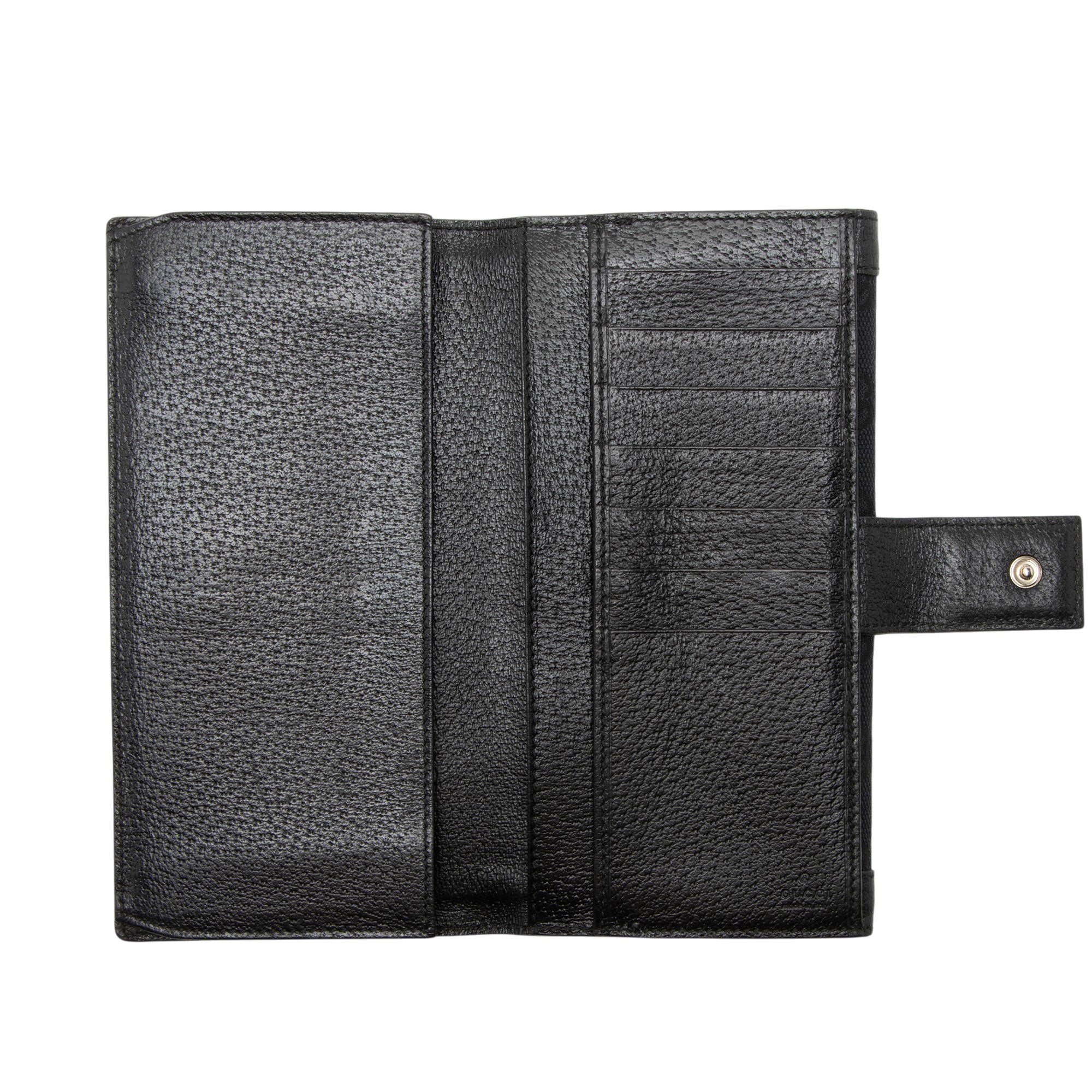 Gucci GG Canvas Charmy Continental Wallet