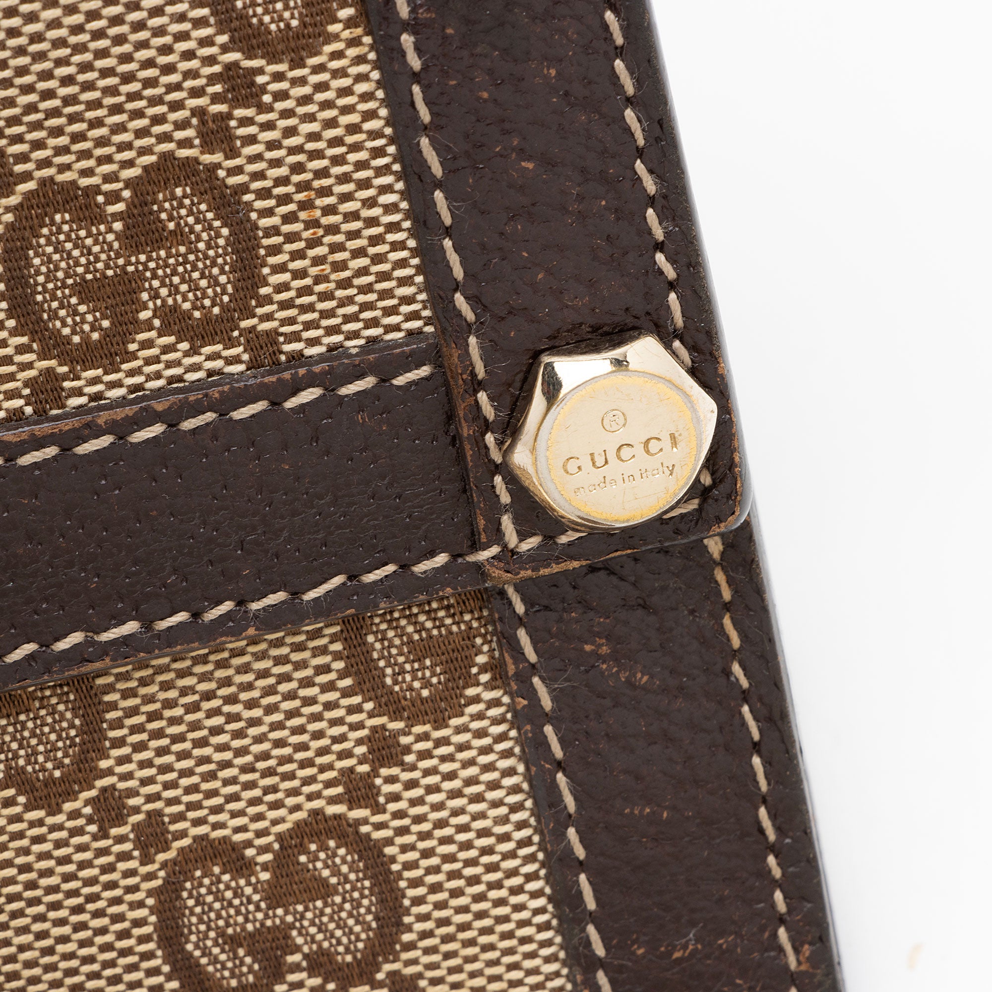 Gucci GG Canvas Charmy Continental Wallet
