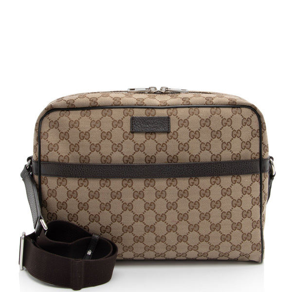 Gucci GG Canvas Classic Camera Messenger Bag (SHF-ygNR94)