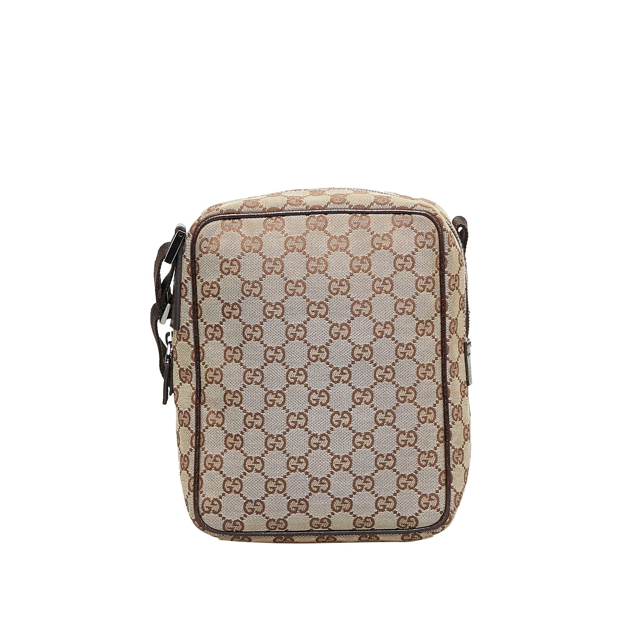 Gucci GG Canvas Crossbody Bag (SHG-6LM6sB)