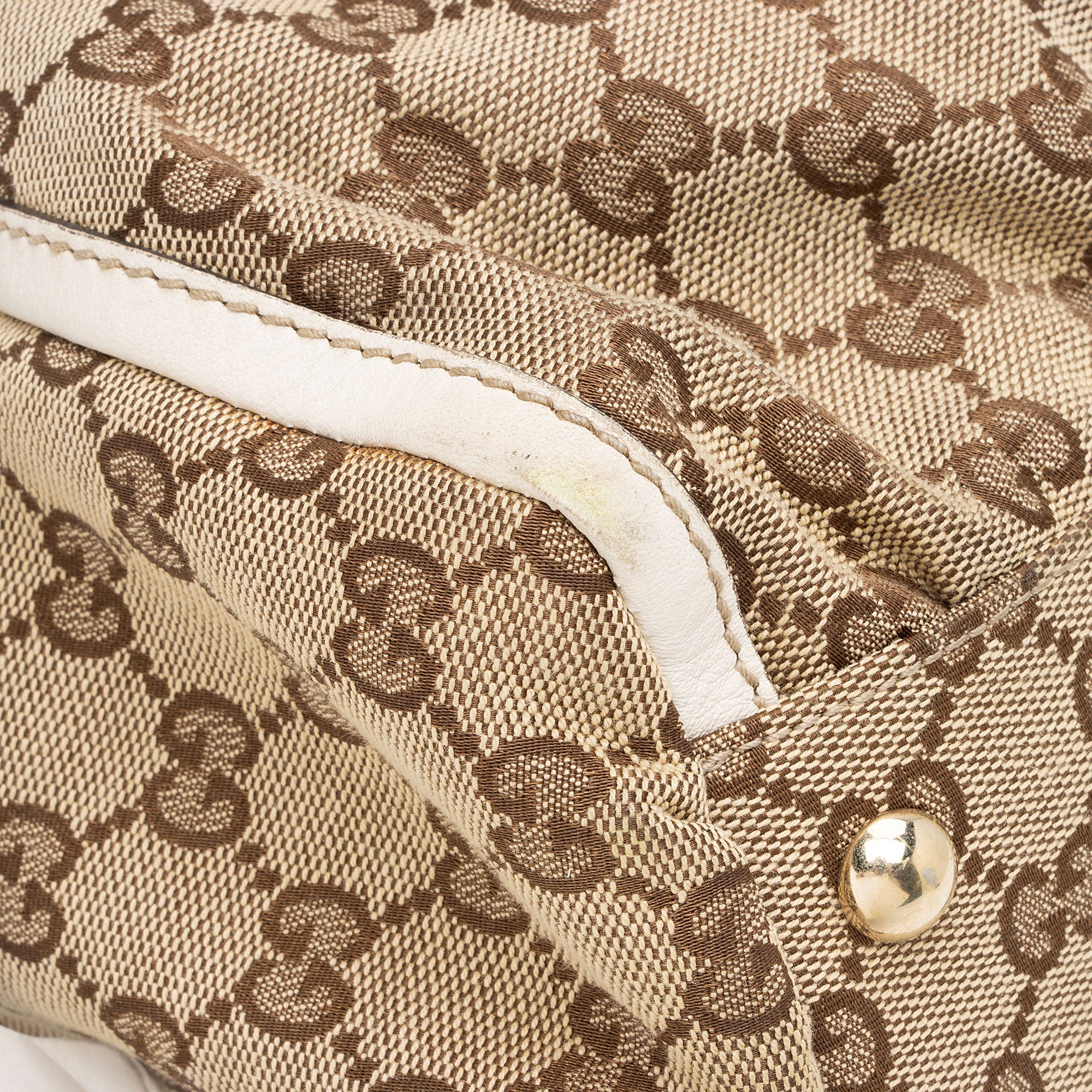 Gucci GG Canvas D Ring Zip Tote (SHF-E9HvFQ)