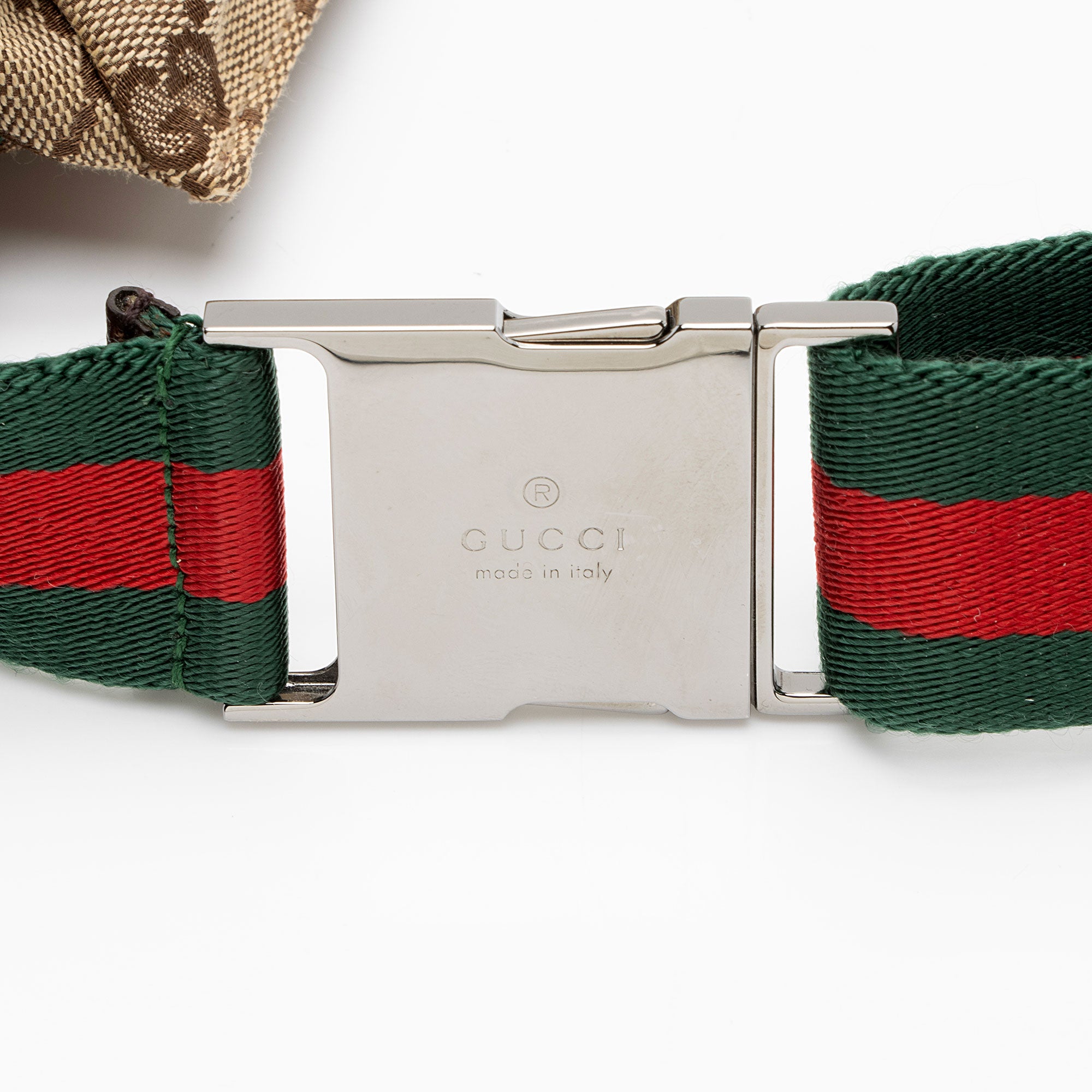 Gucci GG Canvas Double Pocket Belt Bag (SHF-Z0mmJ4)