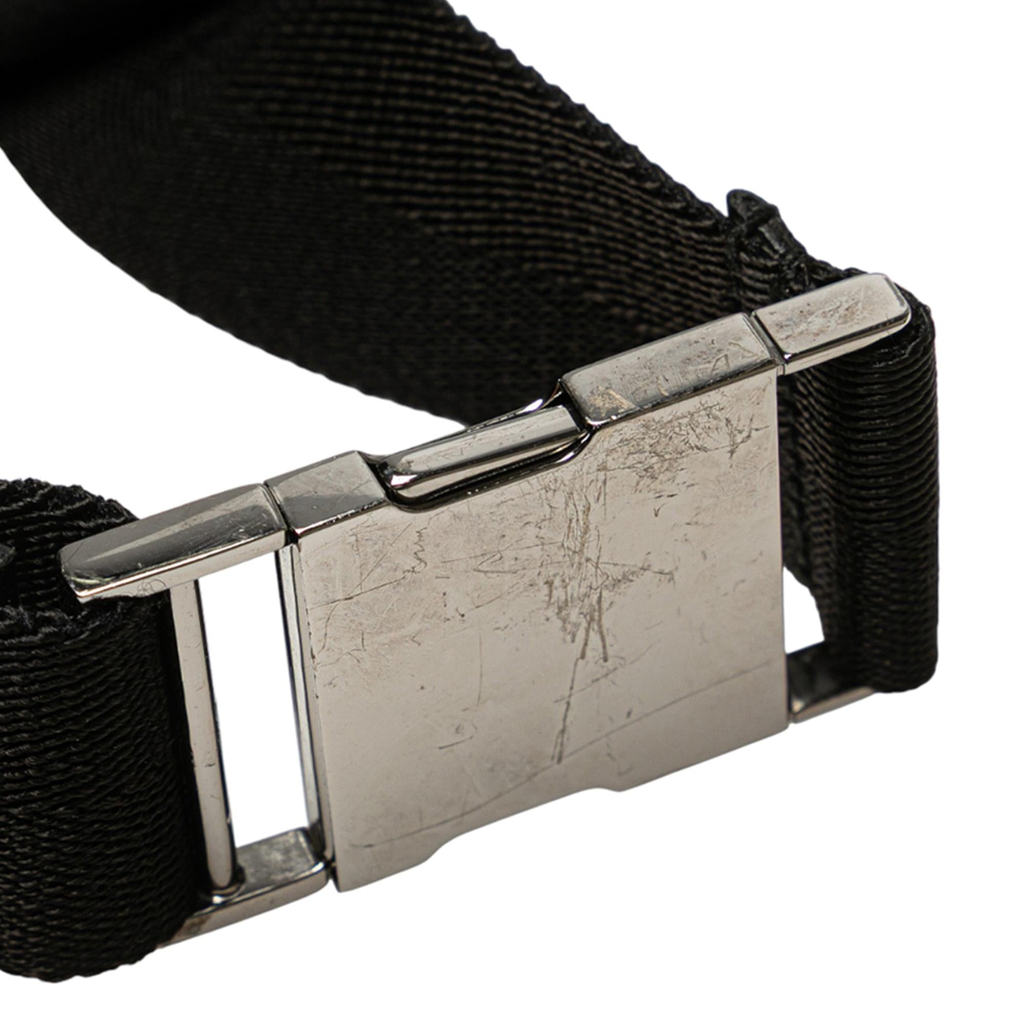 Gucci GG Canvas Double Pocket Belt Bag