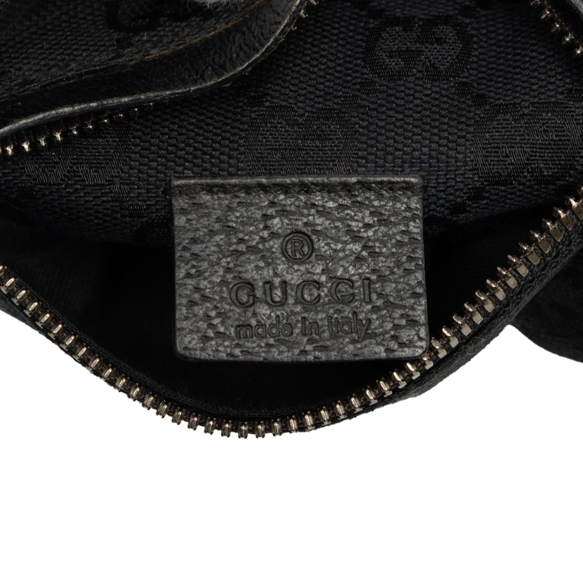 Gucci GG Canvas Double Pocket Belt Bag