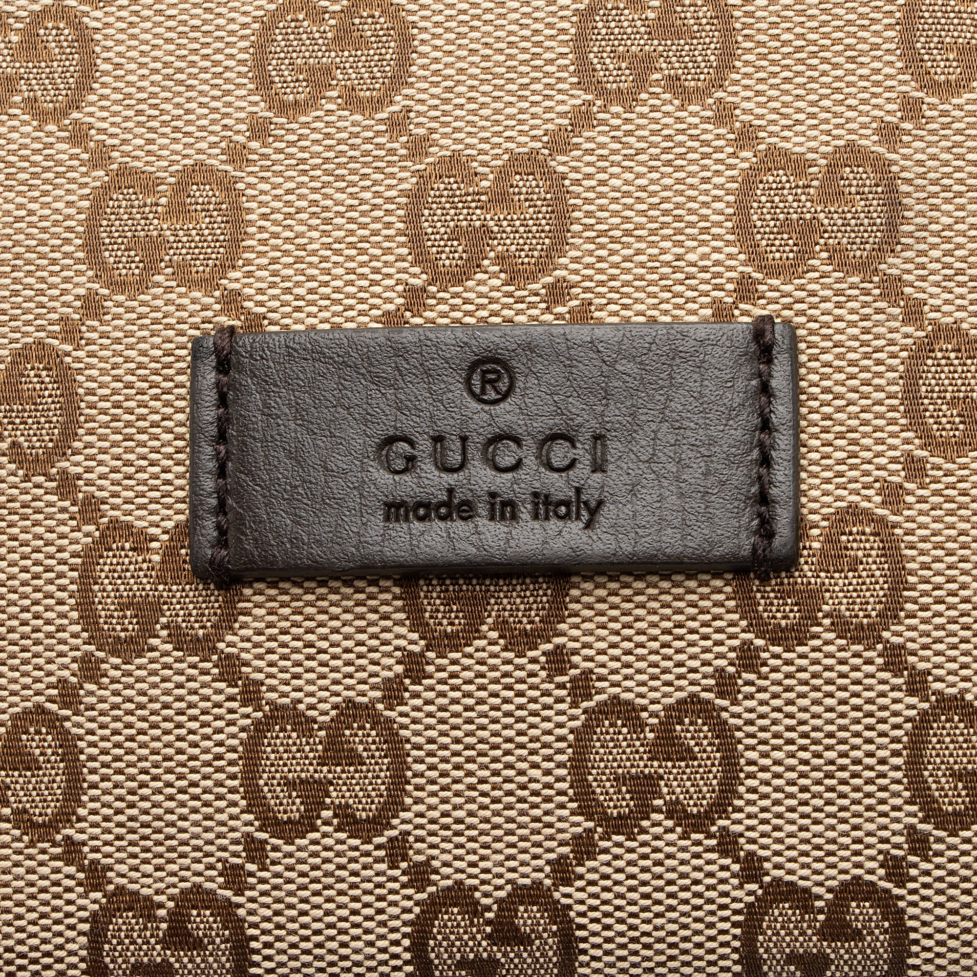 Gucci GG Canvas Drawstring Backpack