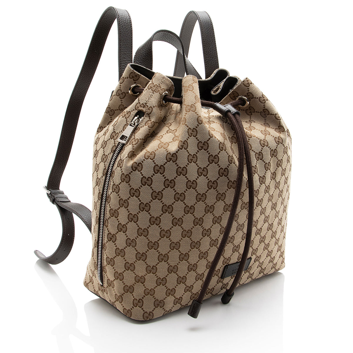 Gucci GG Canvas Drawstring Backpack