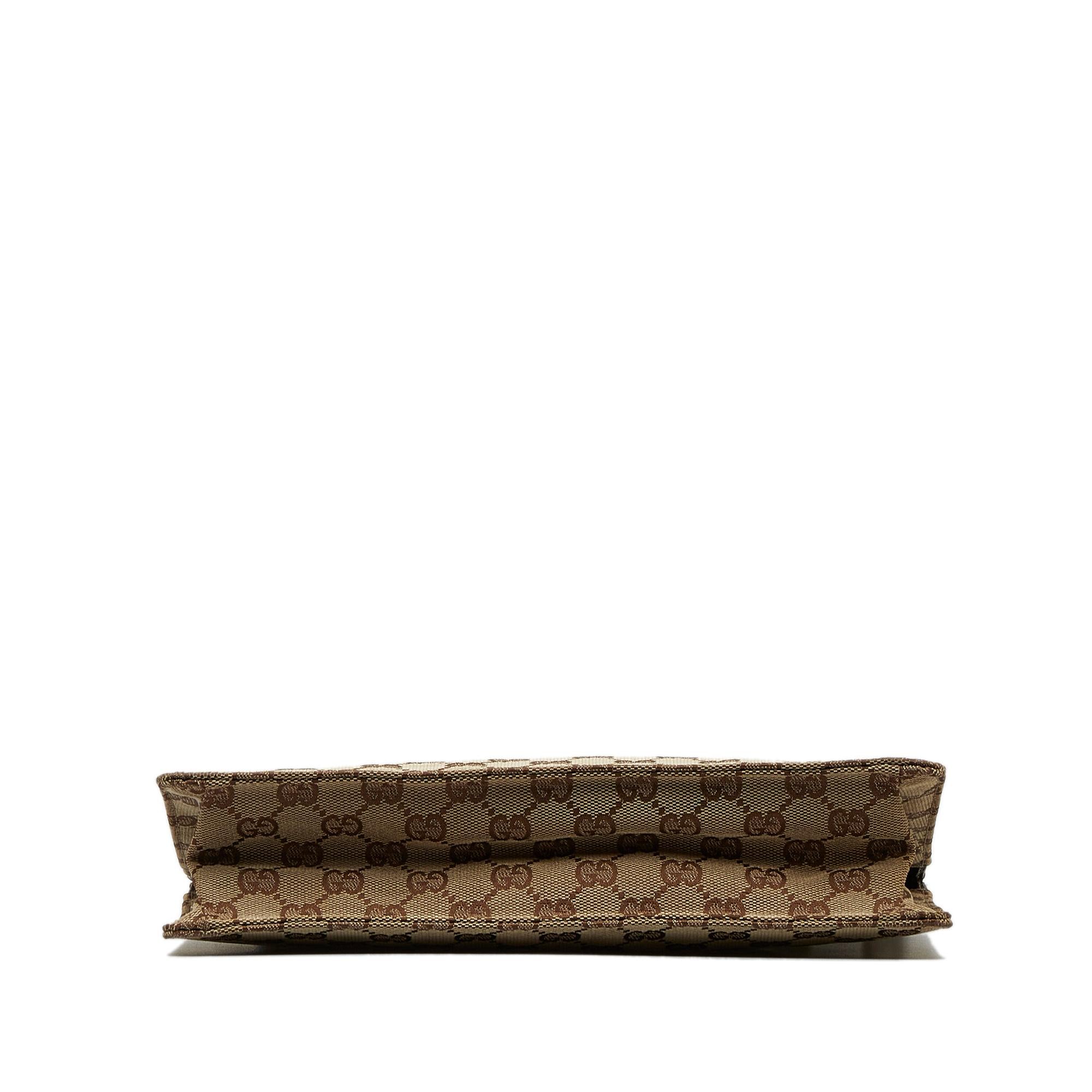 Gucci GG Canvas Eclipse Crossbody (SHG-wHRibW)