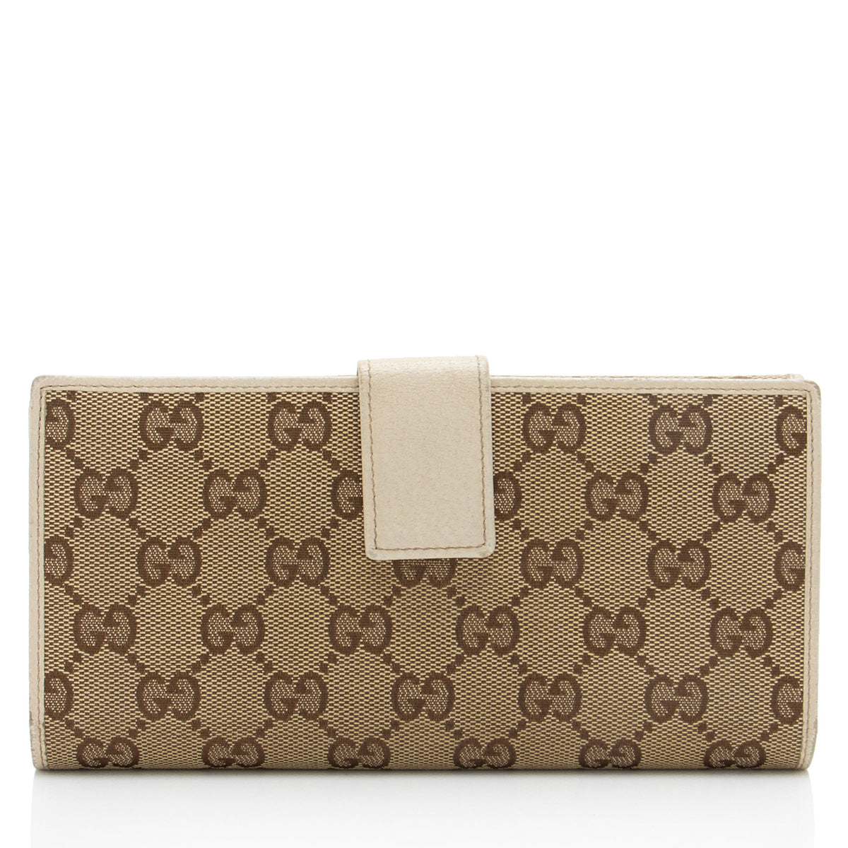 Gucci GG Canvas Flap Continental Wallet