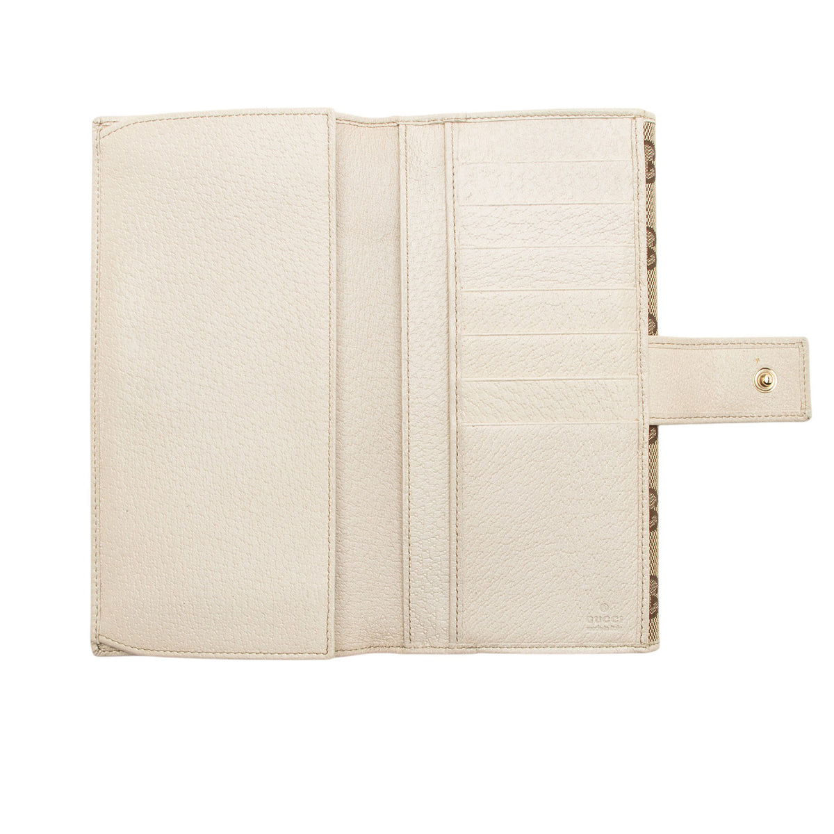 Gucci GG Canvas Flap Continental Wallet