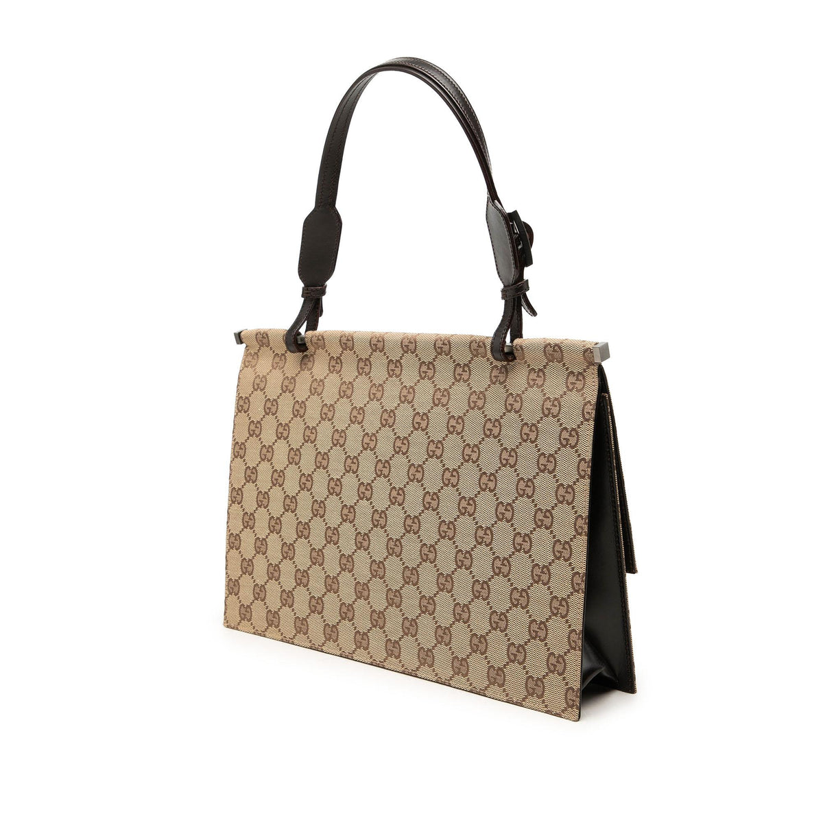 Gucci GG Canvas Flap Handbag