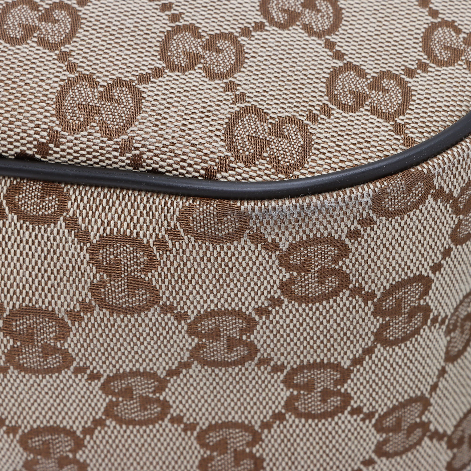 Gucci GG Canvas Flap Messenger Bag (SHF-1QqxVk)