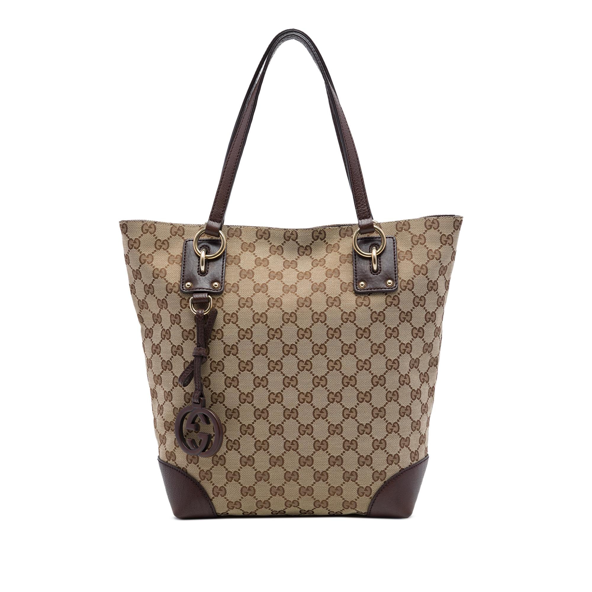 Gucci GG Canvas GG Charm Tote