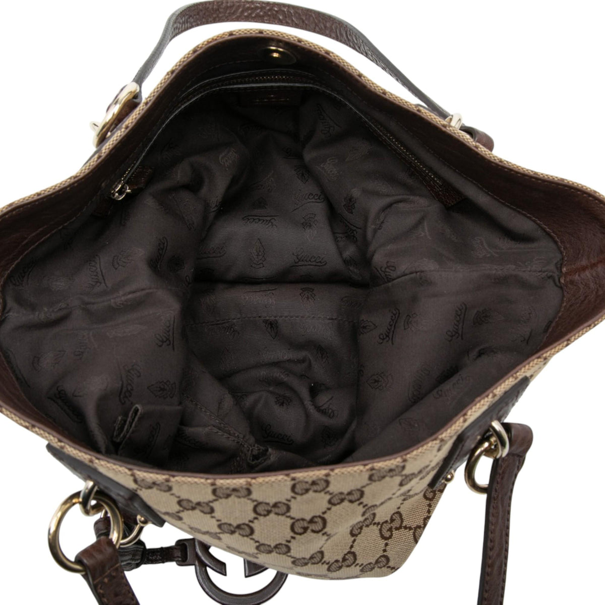 Gucci GG Canvas GG Charm Tote