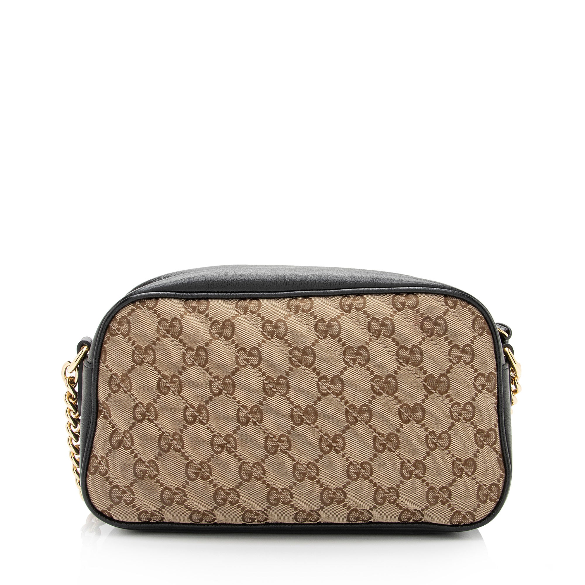 Gucci GG Canvas GG Marmont Small Shoulder Bag (SHF-JQX8ke)