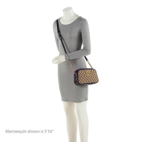 Gucci GG Canvas GG Marmont Small Shoulder Bag (SHF-JQX8ke)