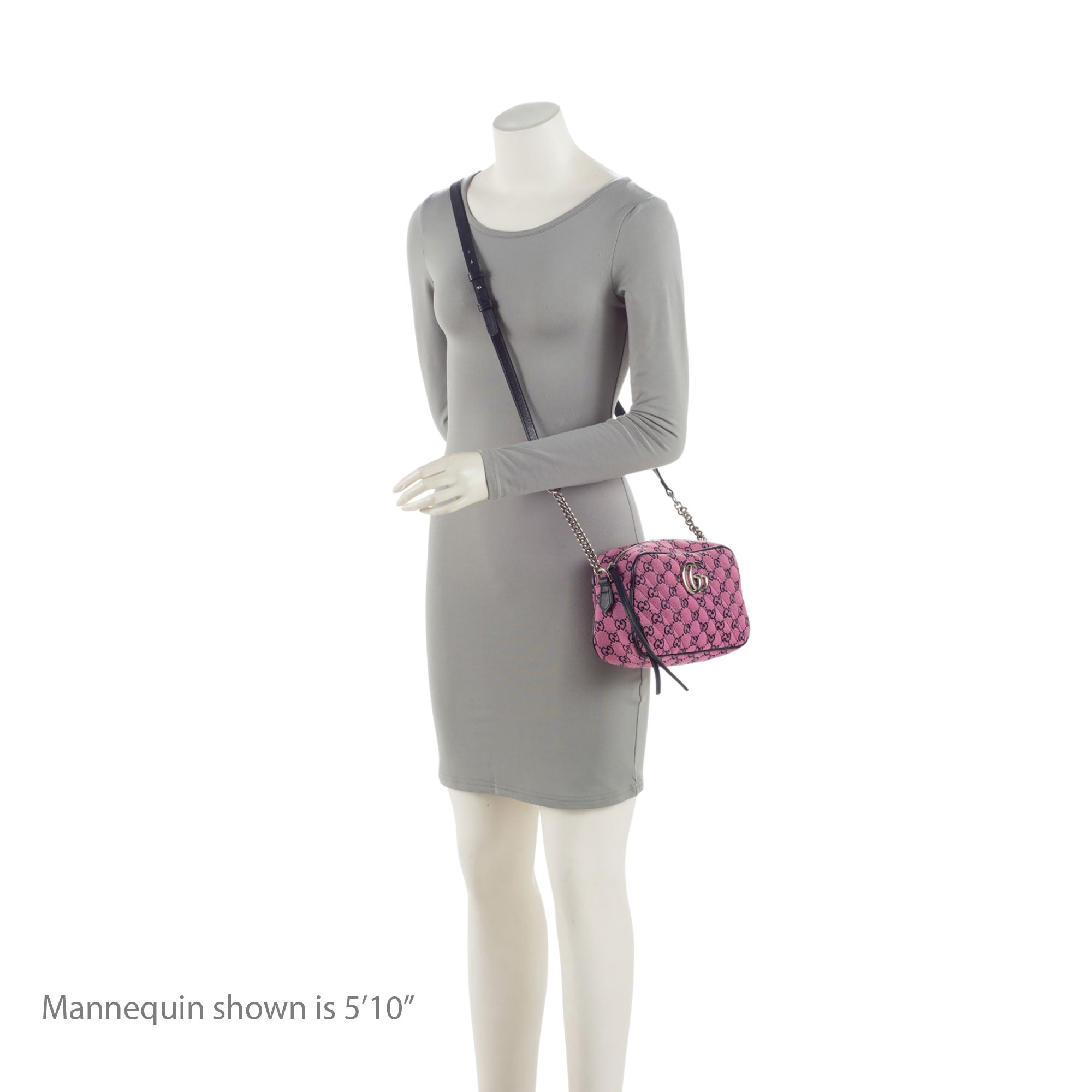 Gucci GG Canvas GG Marmont Small Shoulder Bag (SHF-IaQNI1)