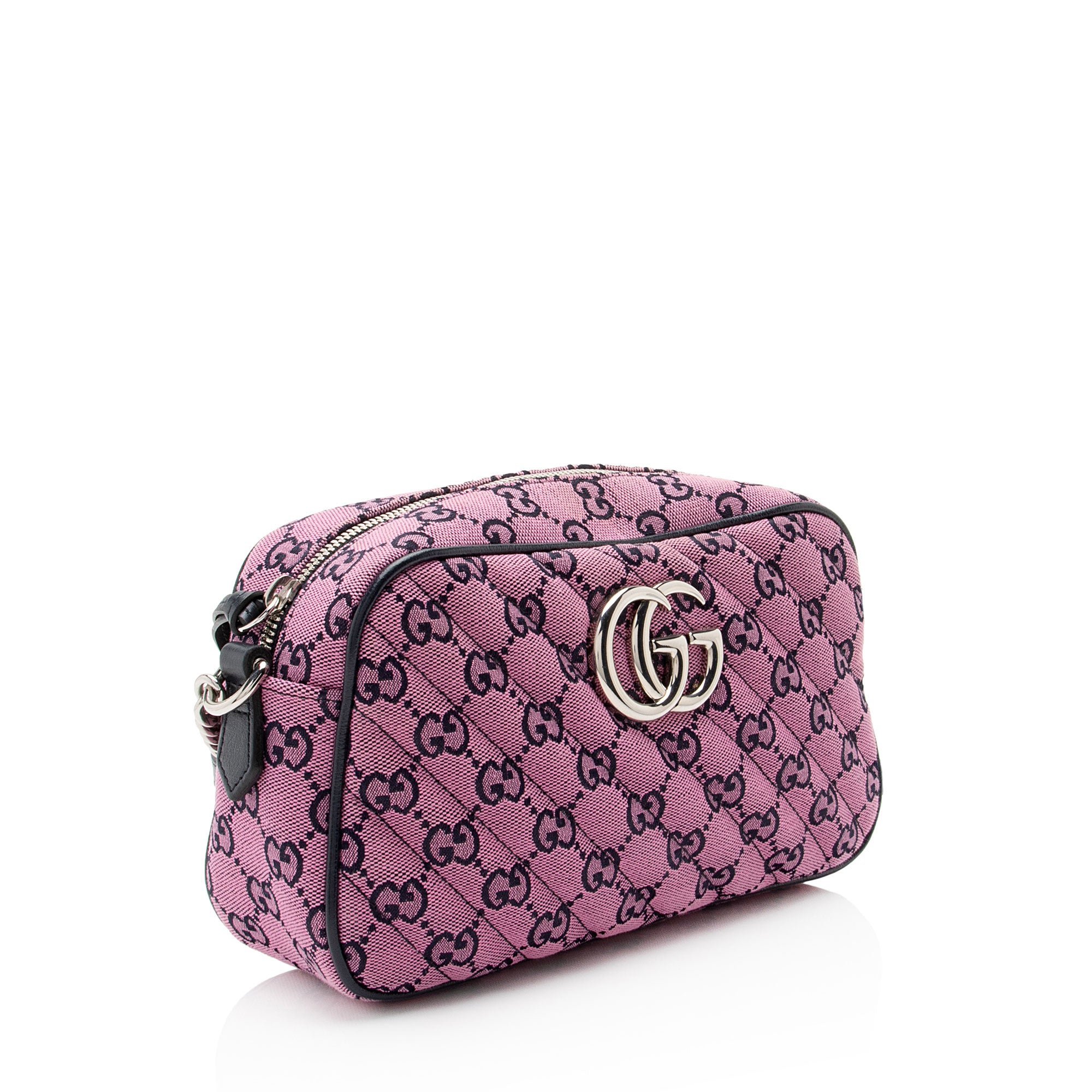 Gucci GG Canvas GG Marmont Small Shoulder Bag (SHF-IaQNI1)