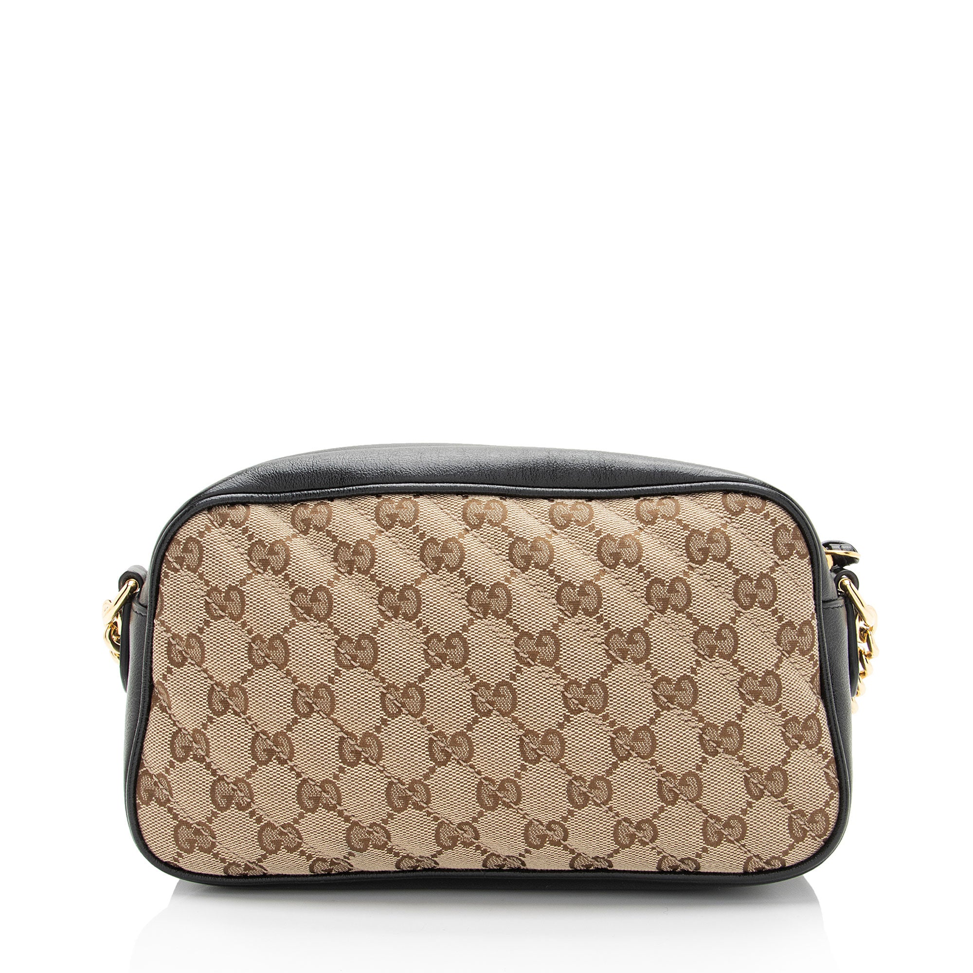 Gucci GG Canvas GG Marmont Small Shoulder Bag (SHF-vFaifH)