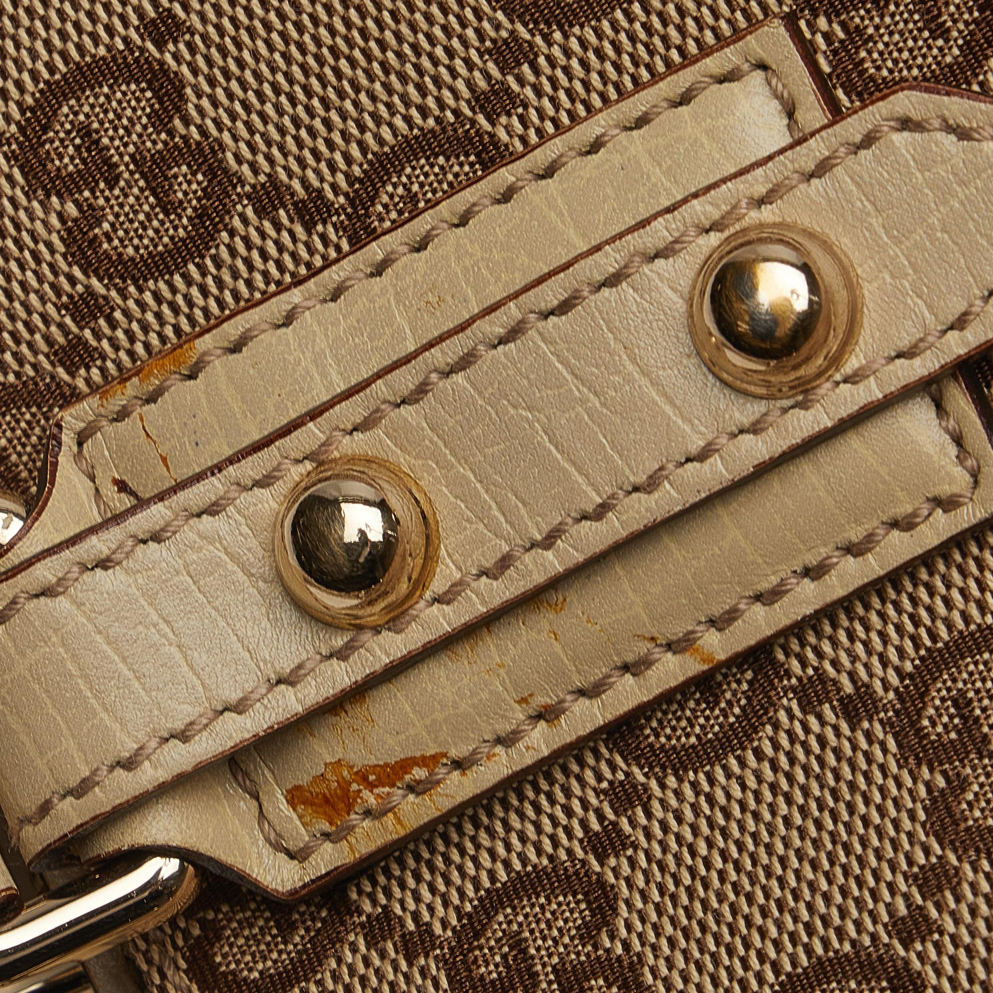 Gucci GG Canvas Hasler Web Shoulder Bag (SHG-gXgbJg)