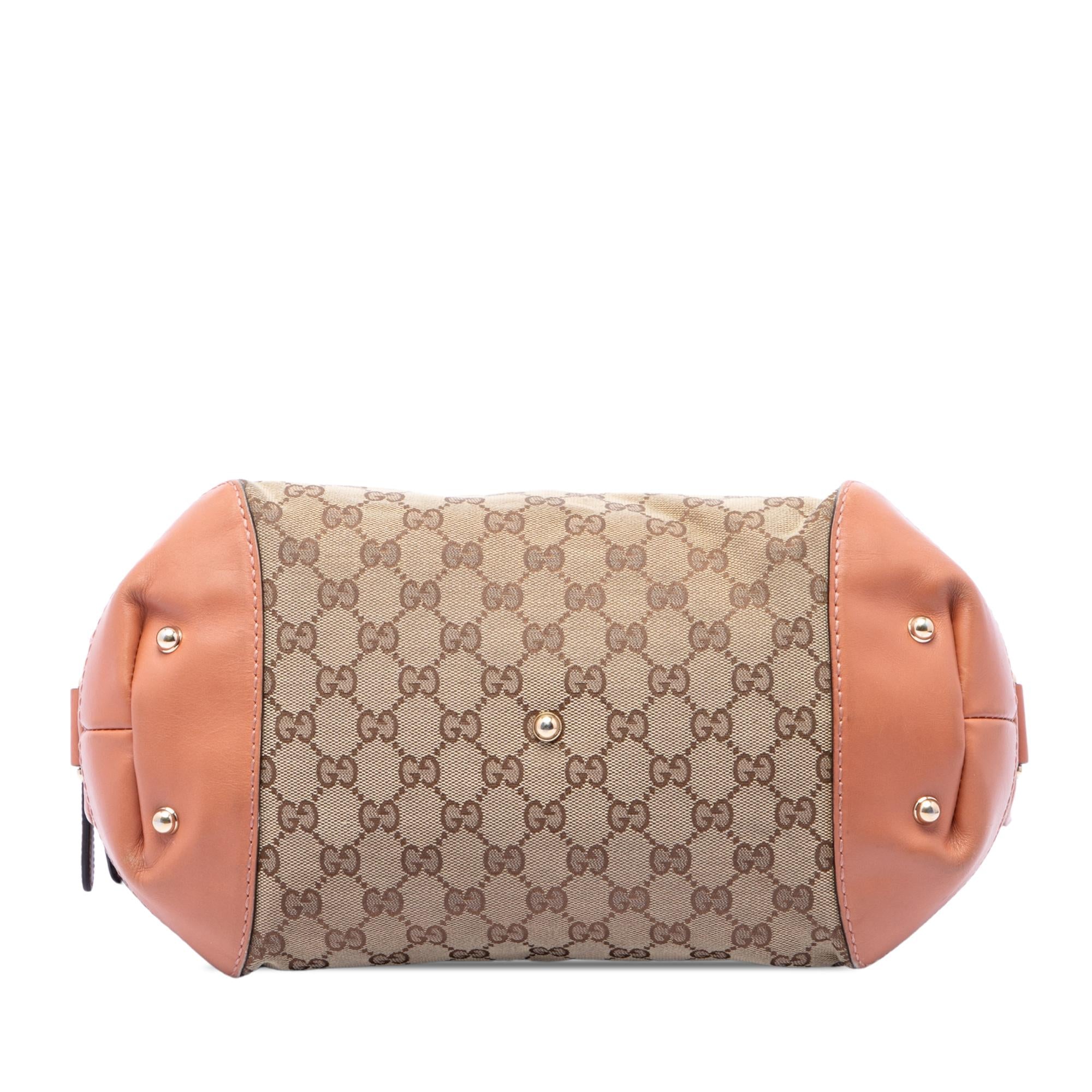 Gucci GG Canvas Heart Bit Satchel