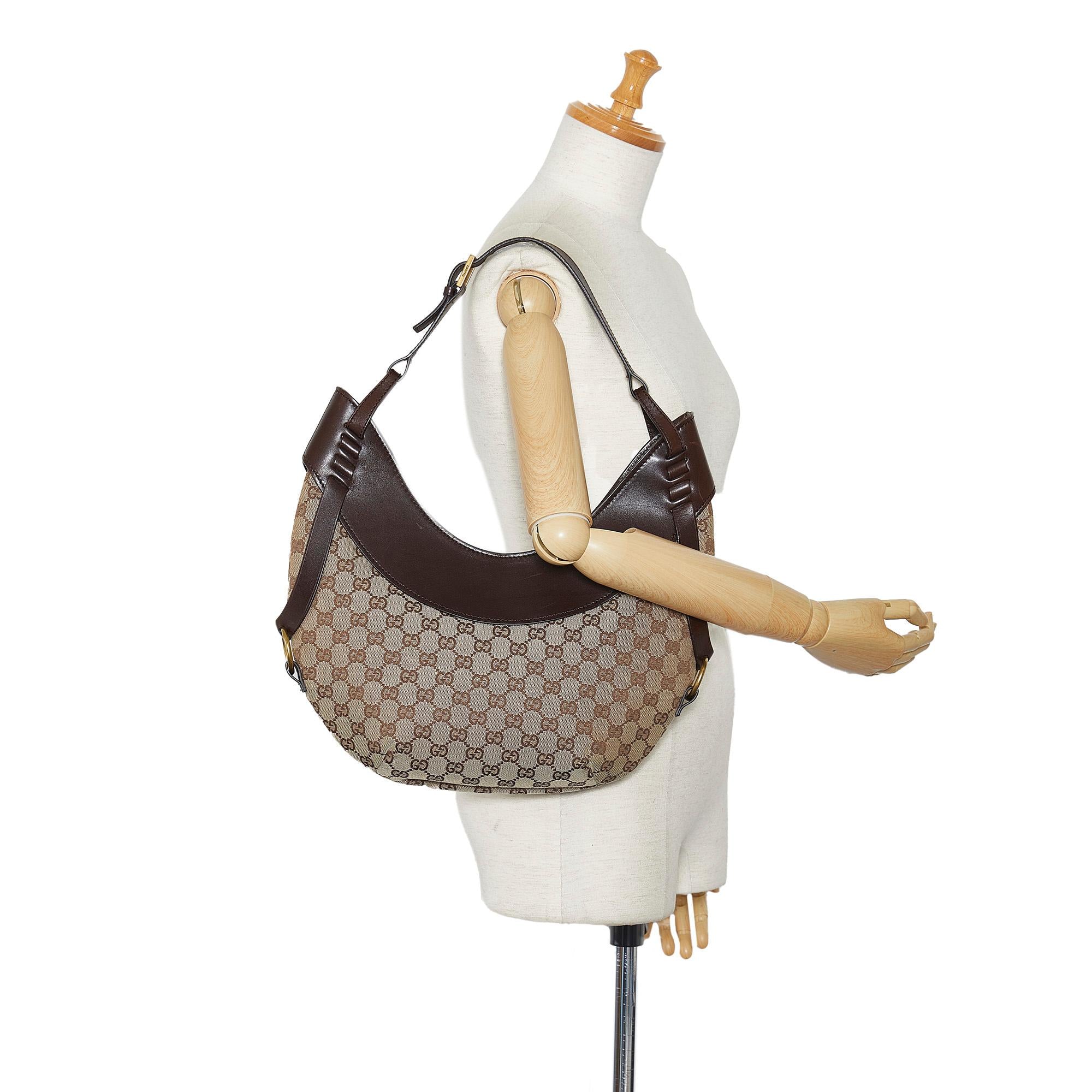 Gucci GG Canvas Hobo Bag (SHG-A9kewN)