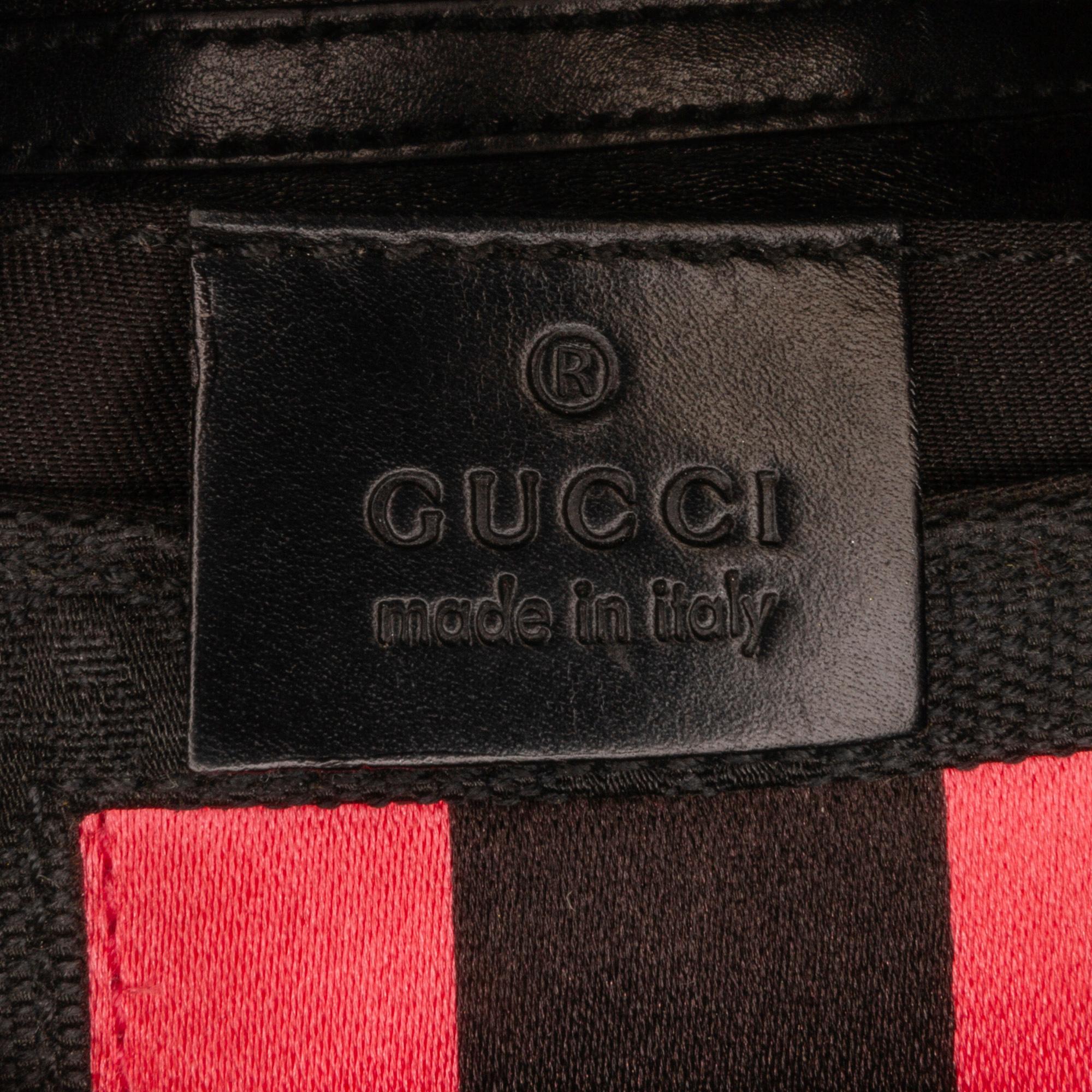 Gucci GG Canvas Horsebit Chain Baguette (SHG-FcwgFl)