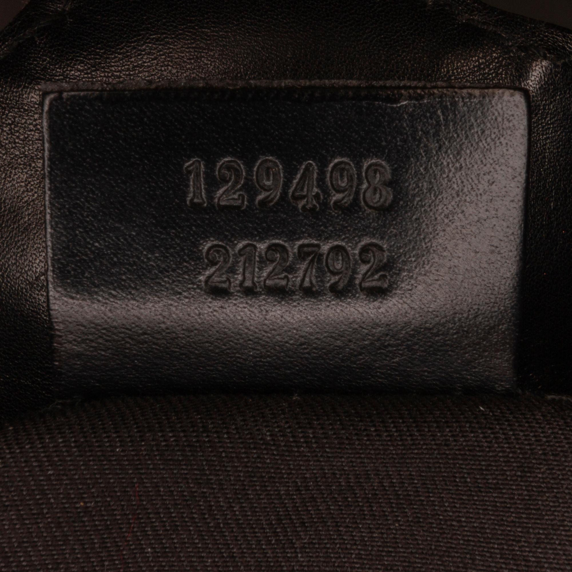 Gucci GG Canvas Horsebit Chain Baguette (SHG-FcwgFl)