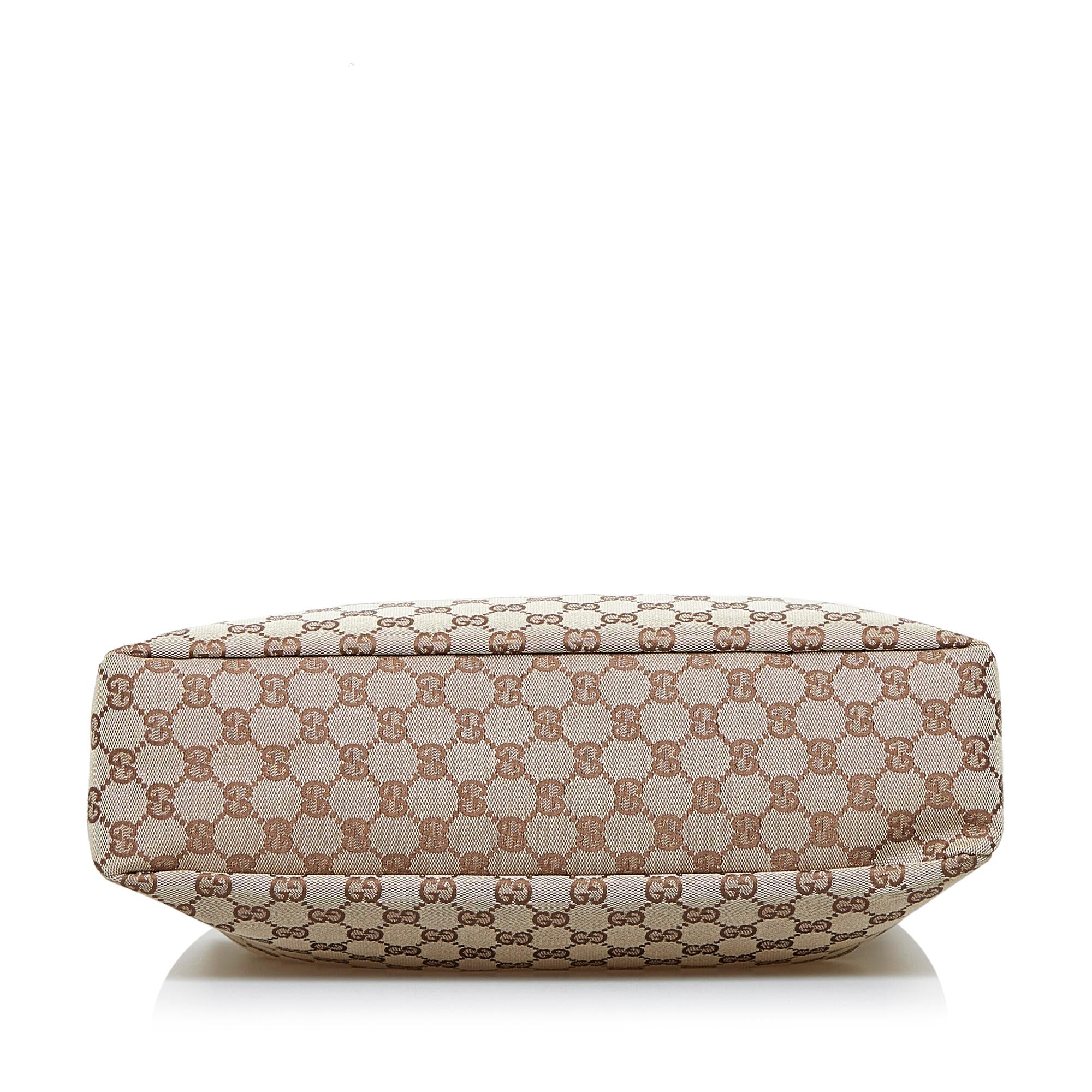 Gucci GG Canvas Horsebit Hobo (SHG-PLy3yh)