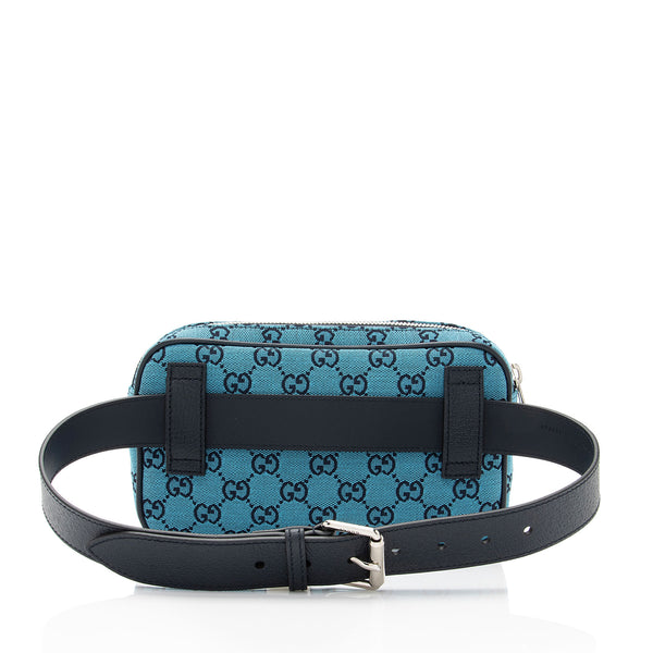 Gucci GG Multicolour Duffle Bag in Blue for Men