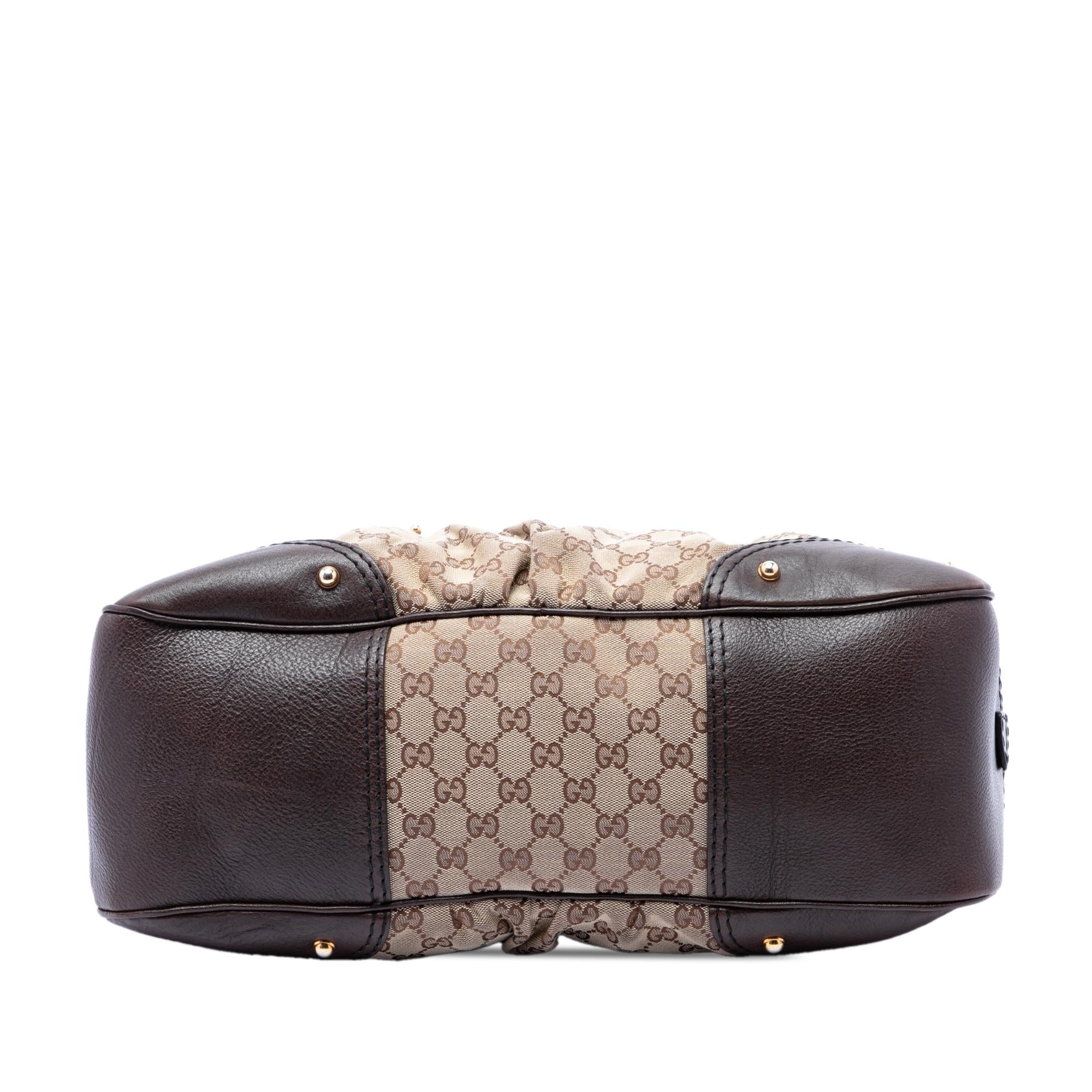 Gucci GG Canvas Jockey Boston Bag
