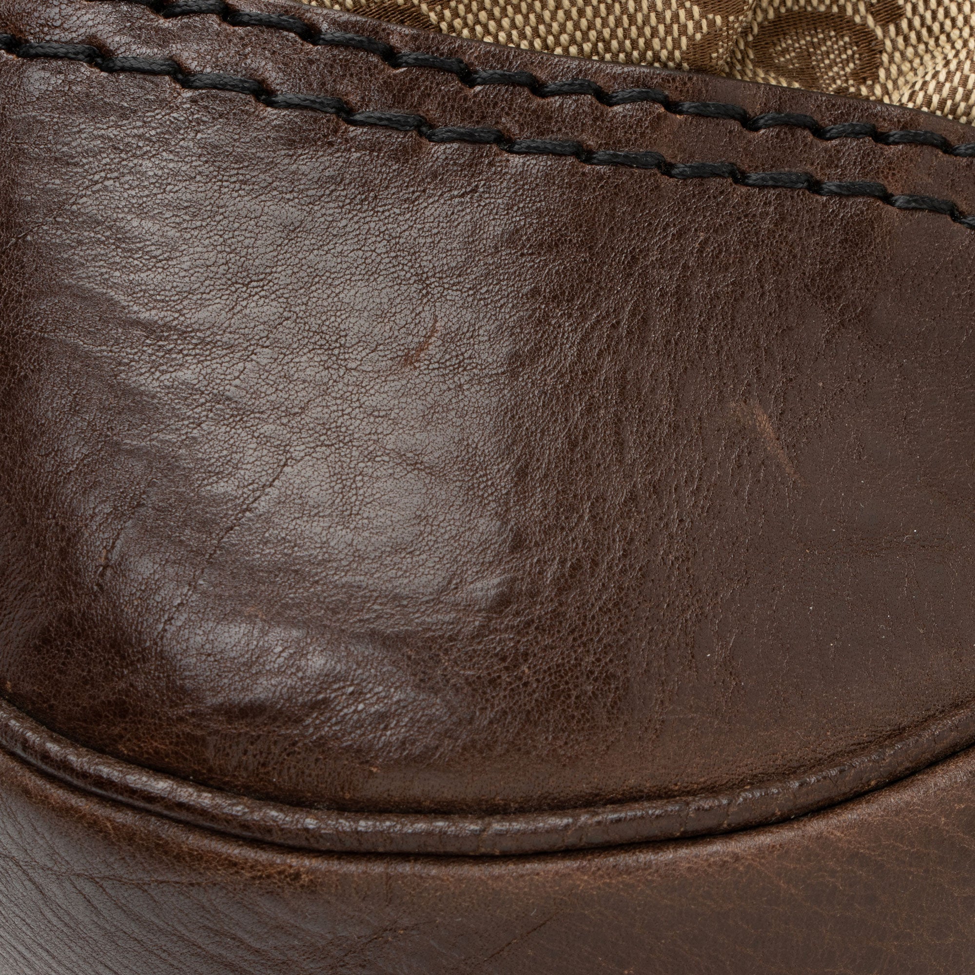 Gucci GG Canvas Jockey Large Hobo (SHF-boog0J)