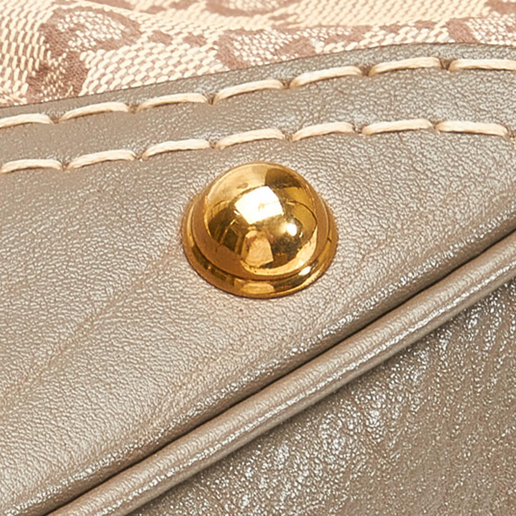 Gucci GG Canvas Jockey Shoulder Bag (SHG-L42G2r)