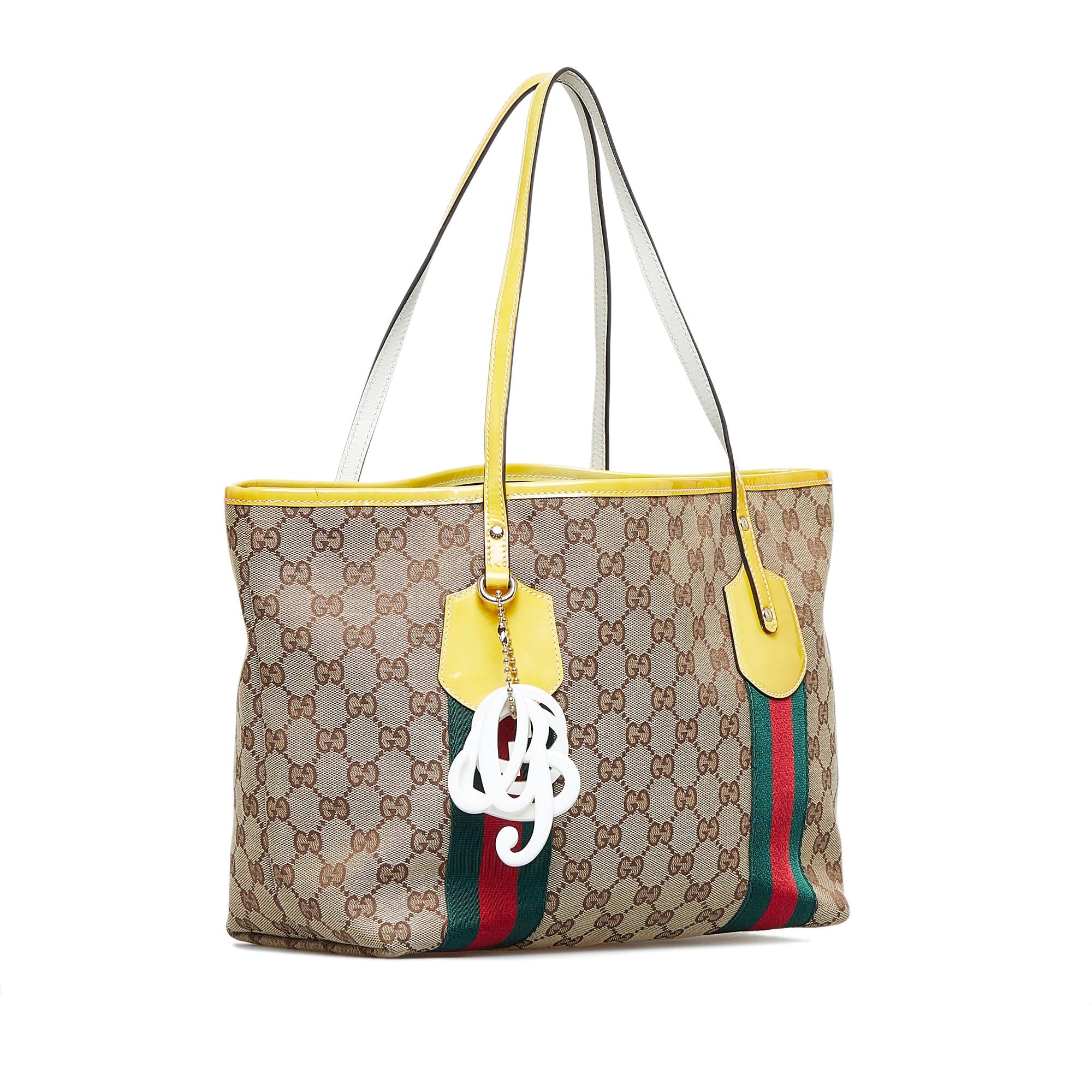 Gucci GG Canvas Jolicoeur Tote Bag (SHG-JJ05Lz)
