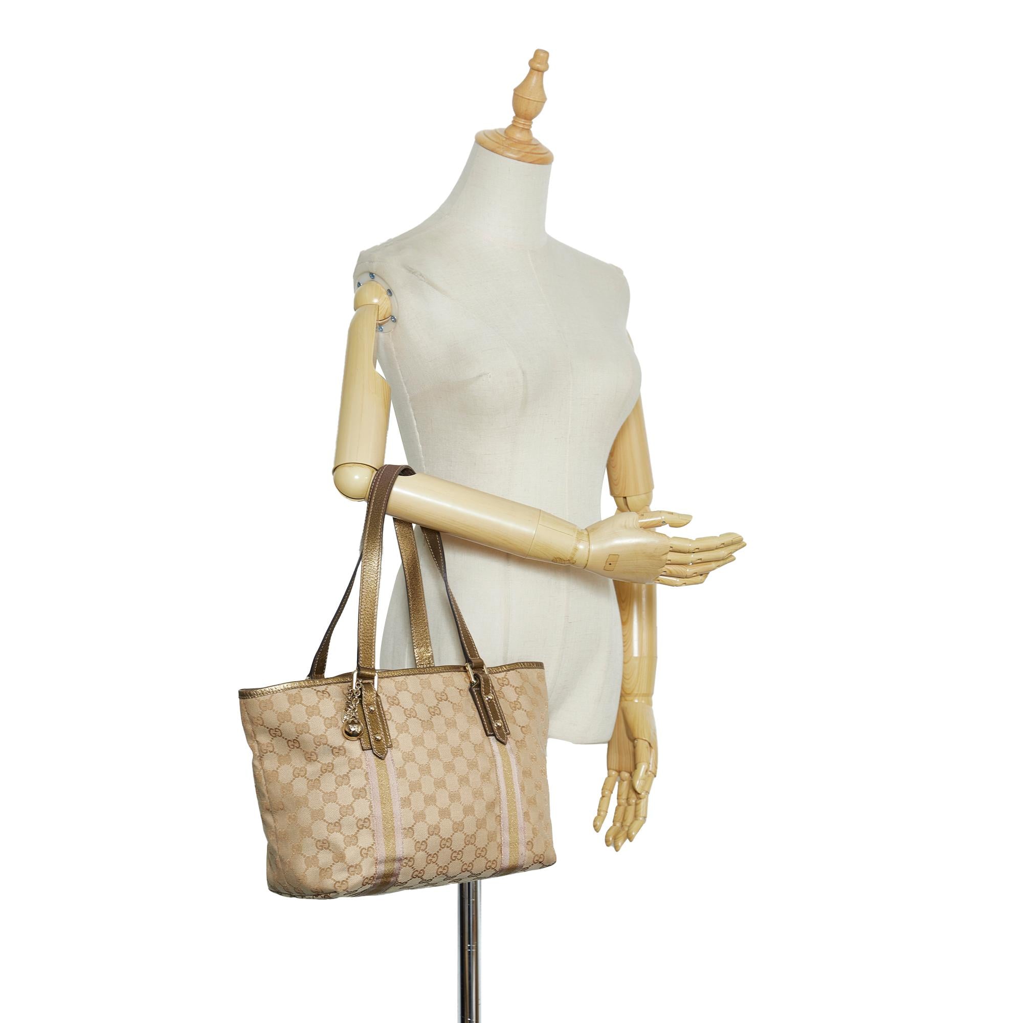 Gucci GG Canvas Jolicoeur Tote (SHG-j3Yk8W)